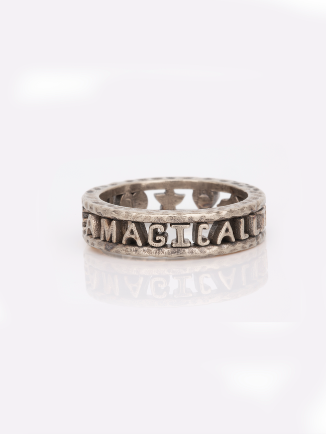 Live A Magical Life Sterling Ring