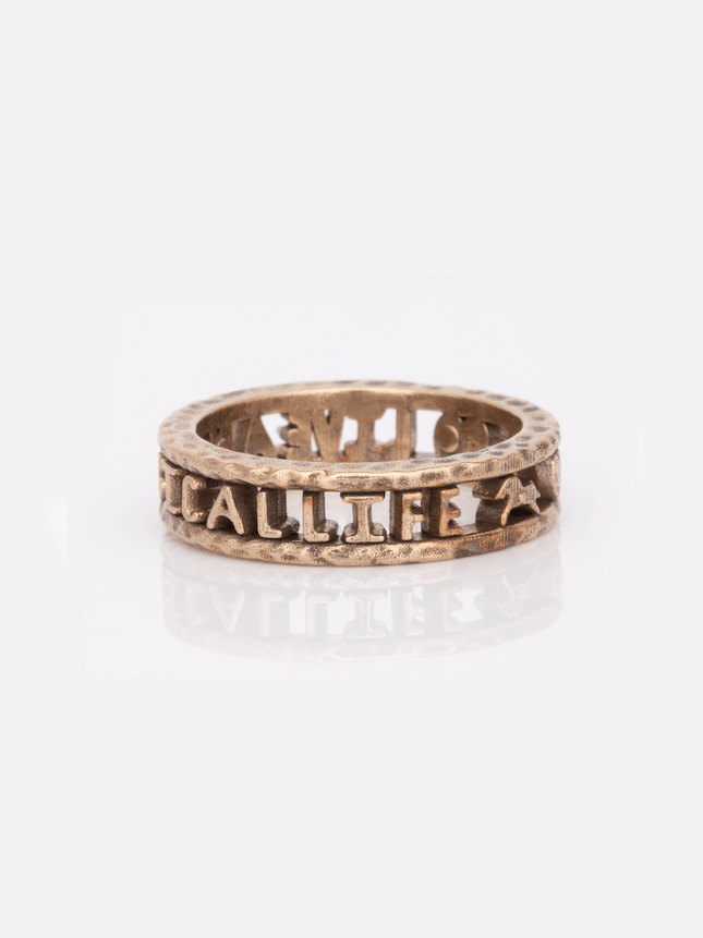 Live A Magical Life Gold Ring — Handmade by Jes MaHarry