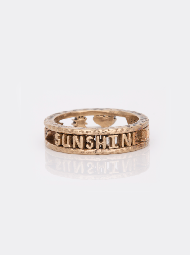 Sunshine In My Heart Gold Ring