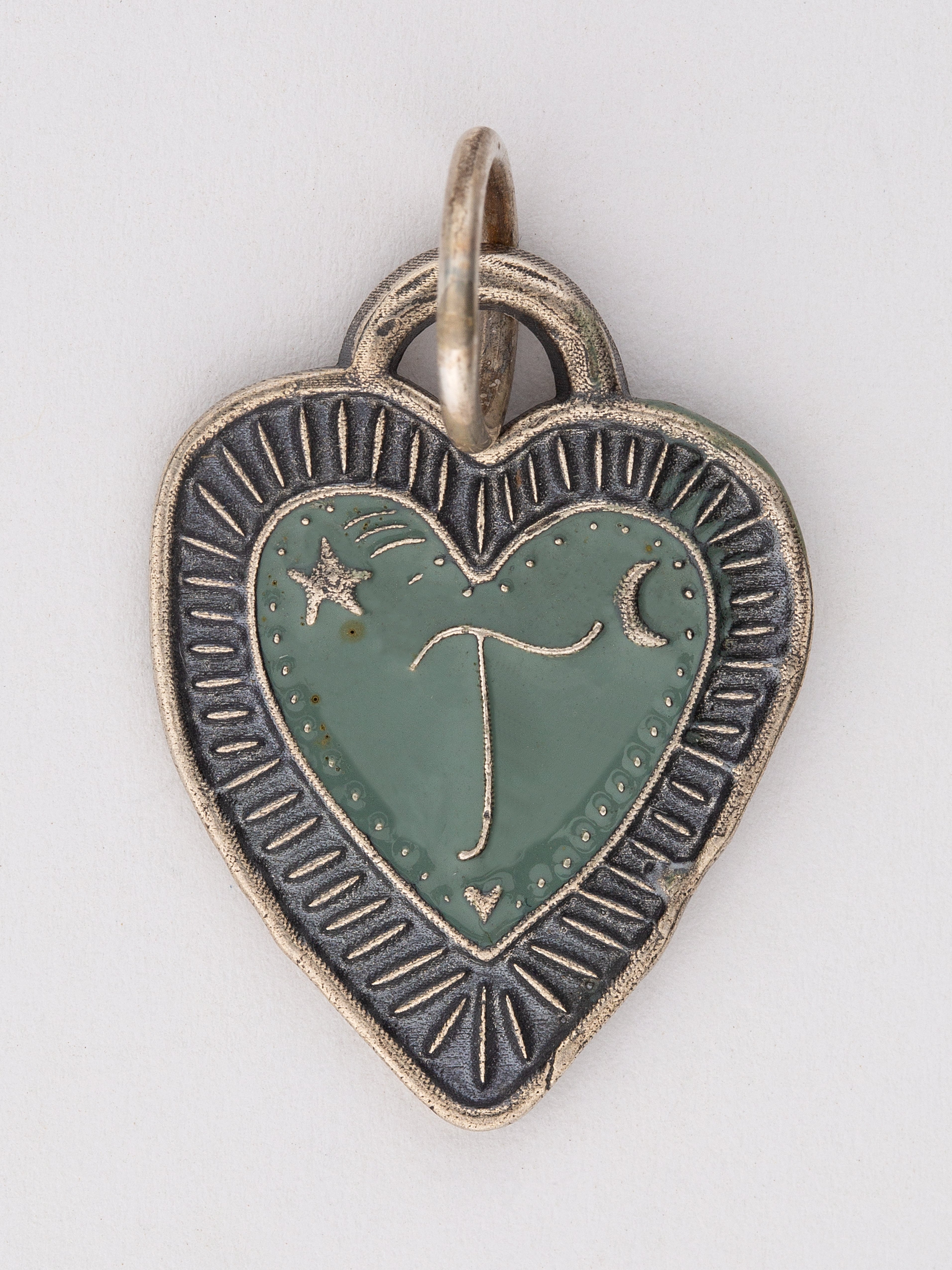 Radiant Heart Enamel Charm
