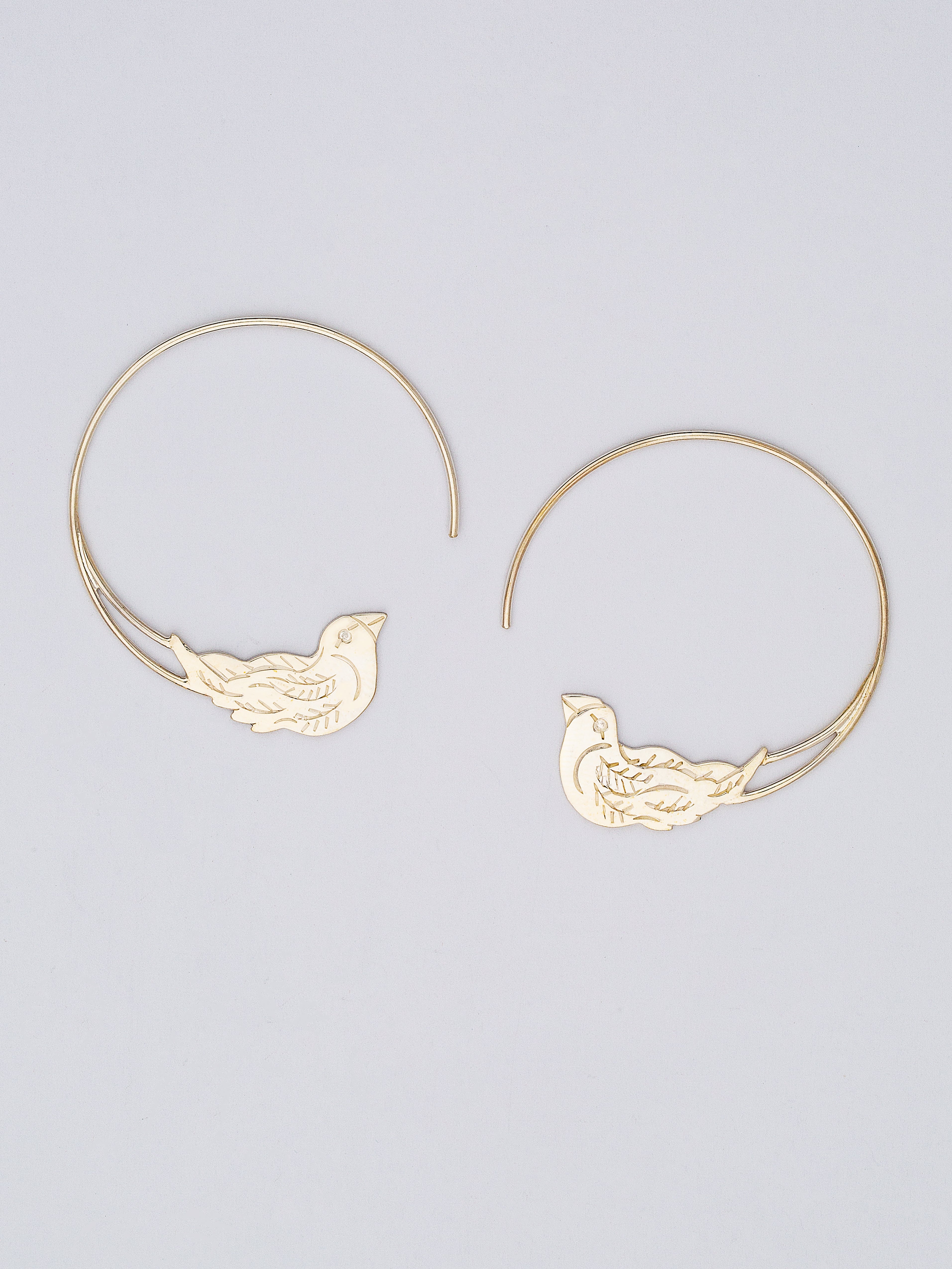 Peace and Wonder Hoop Earrings