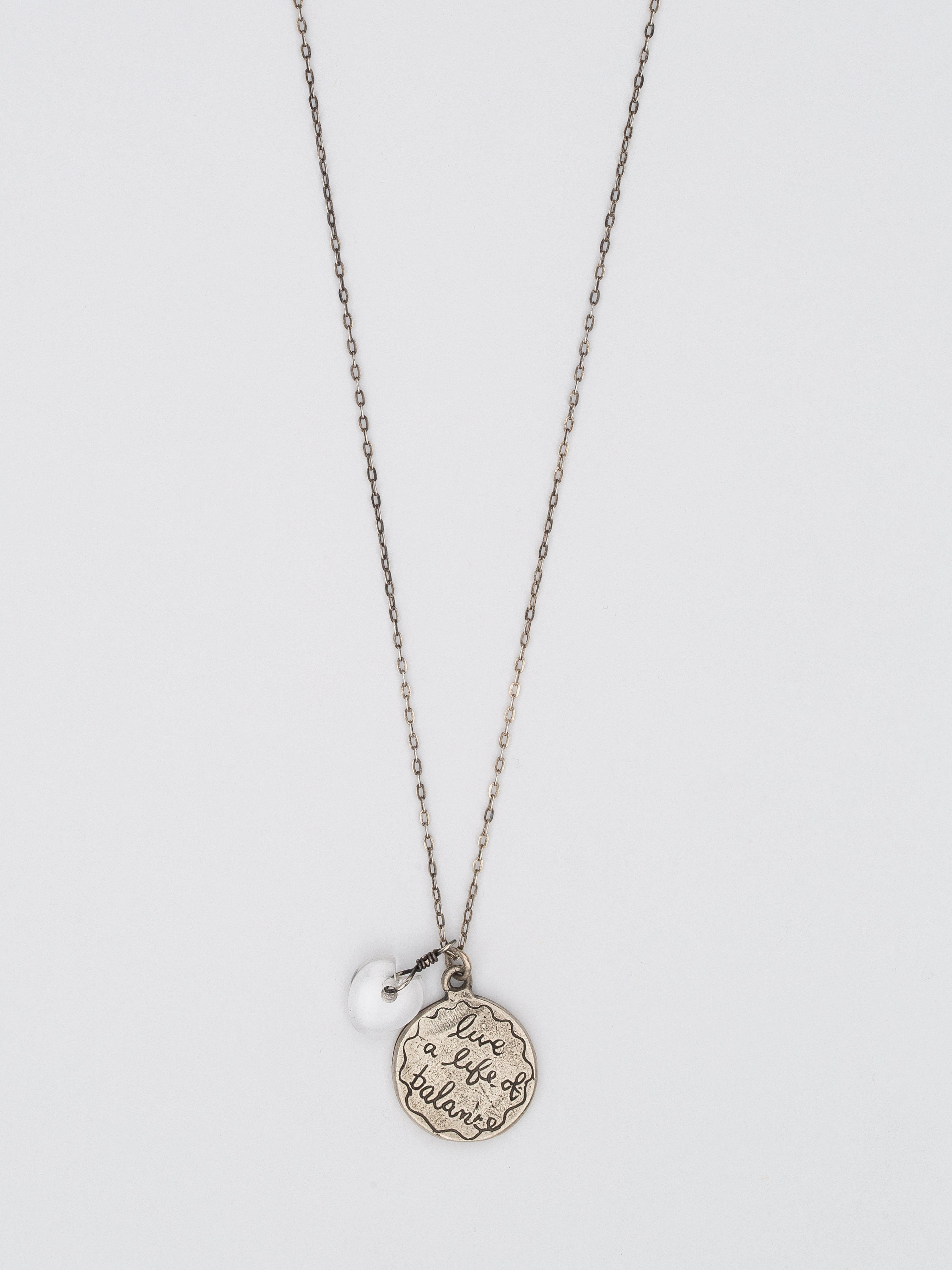 Moon and Sun Birthstone Necklace