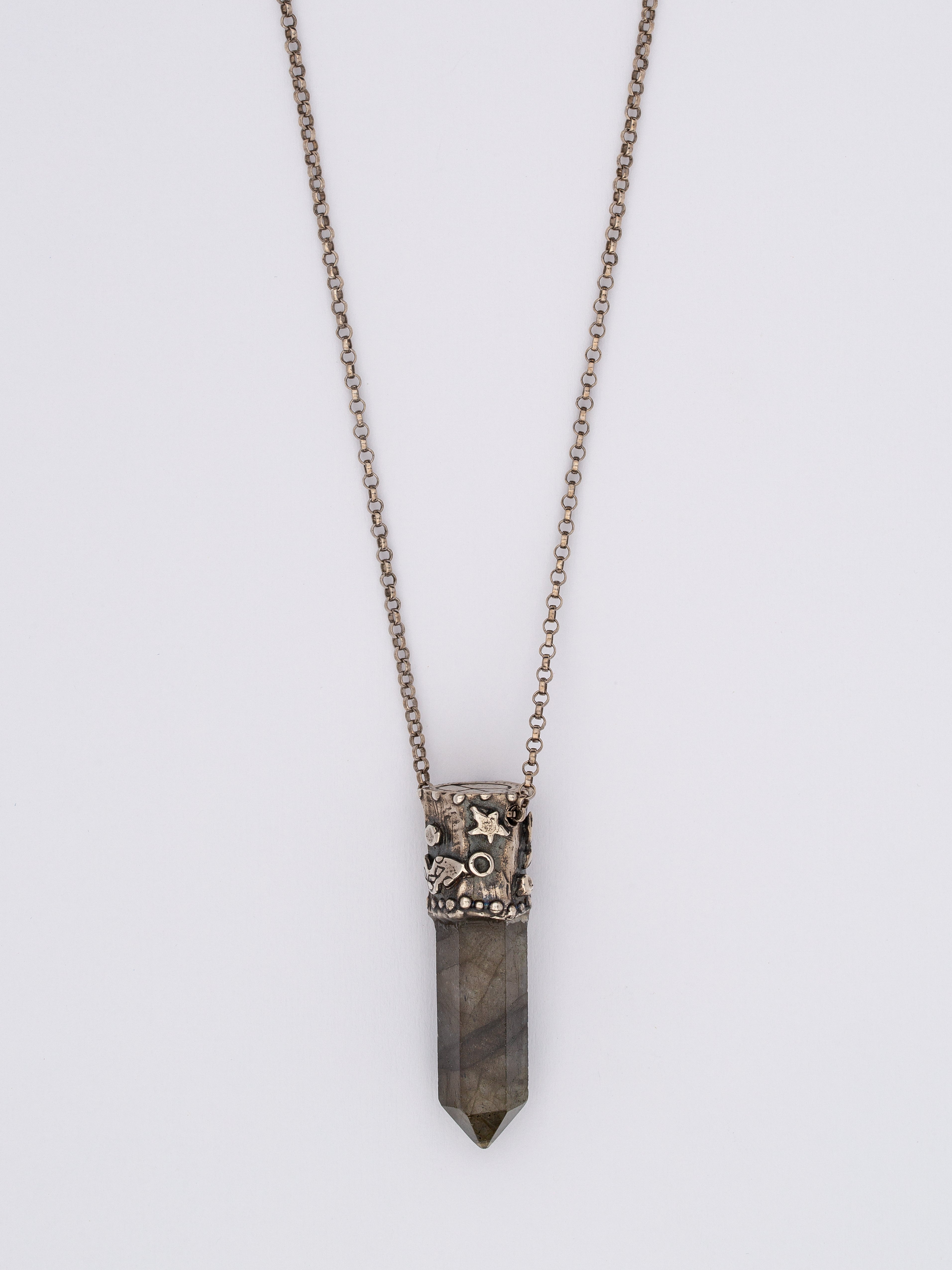 Power Stone Labradorite Necklace