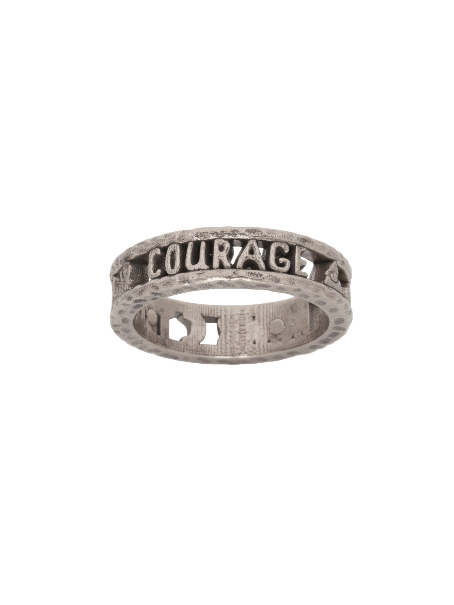 Honor, Truth, and Courage Sterling Ring — Handmade by Jes MaHarry