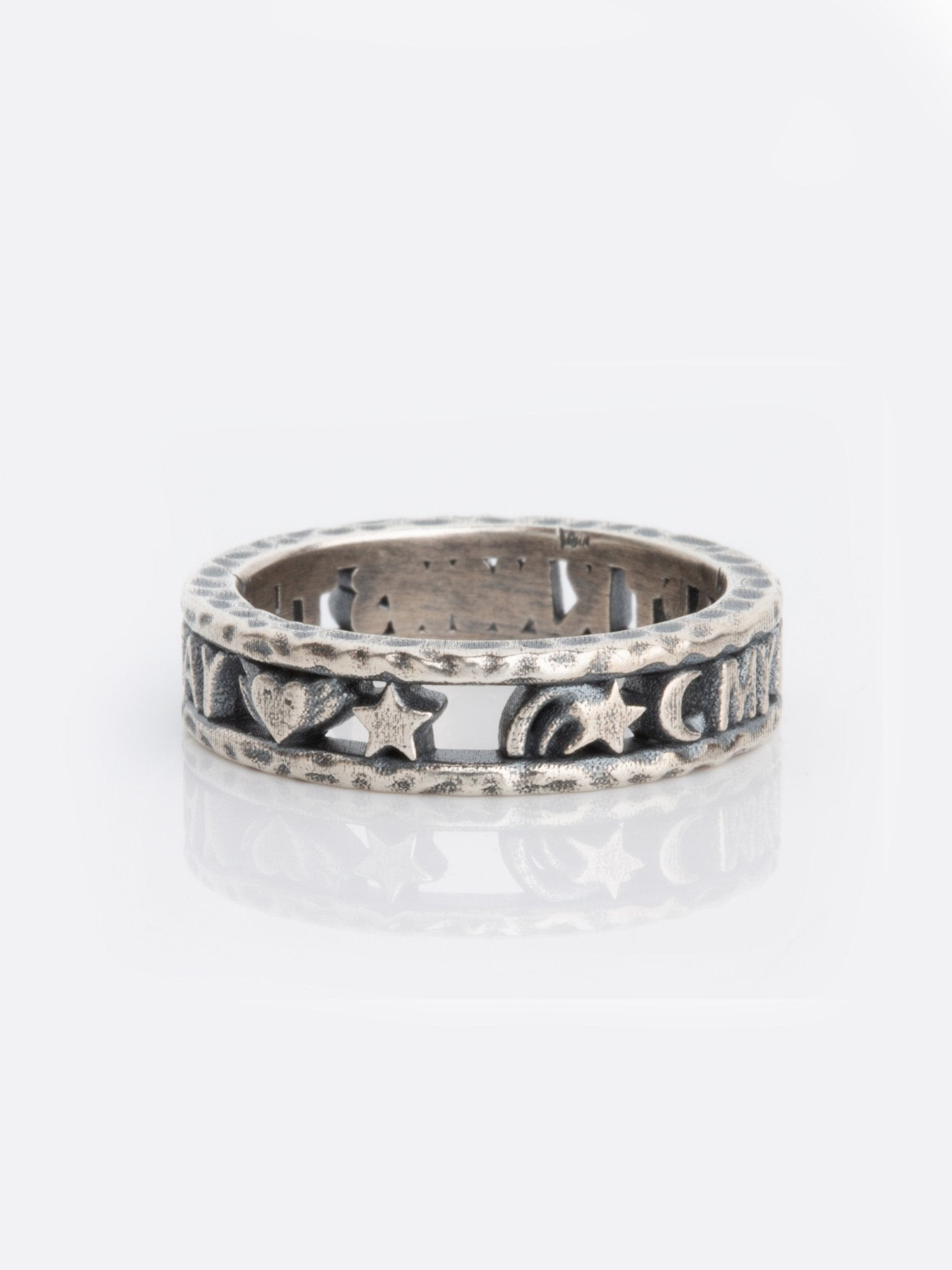 My Heart Knows The Way Sterling Ring — Handmade by Jes MaHarry