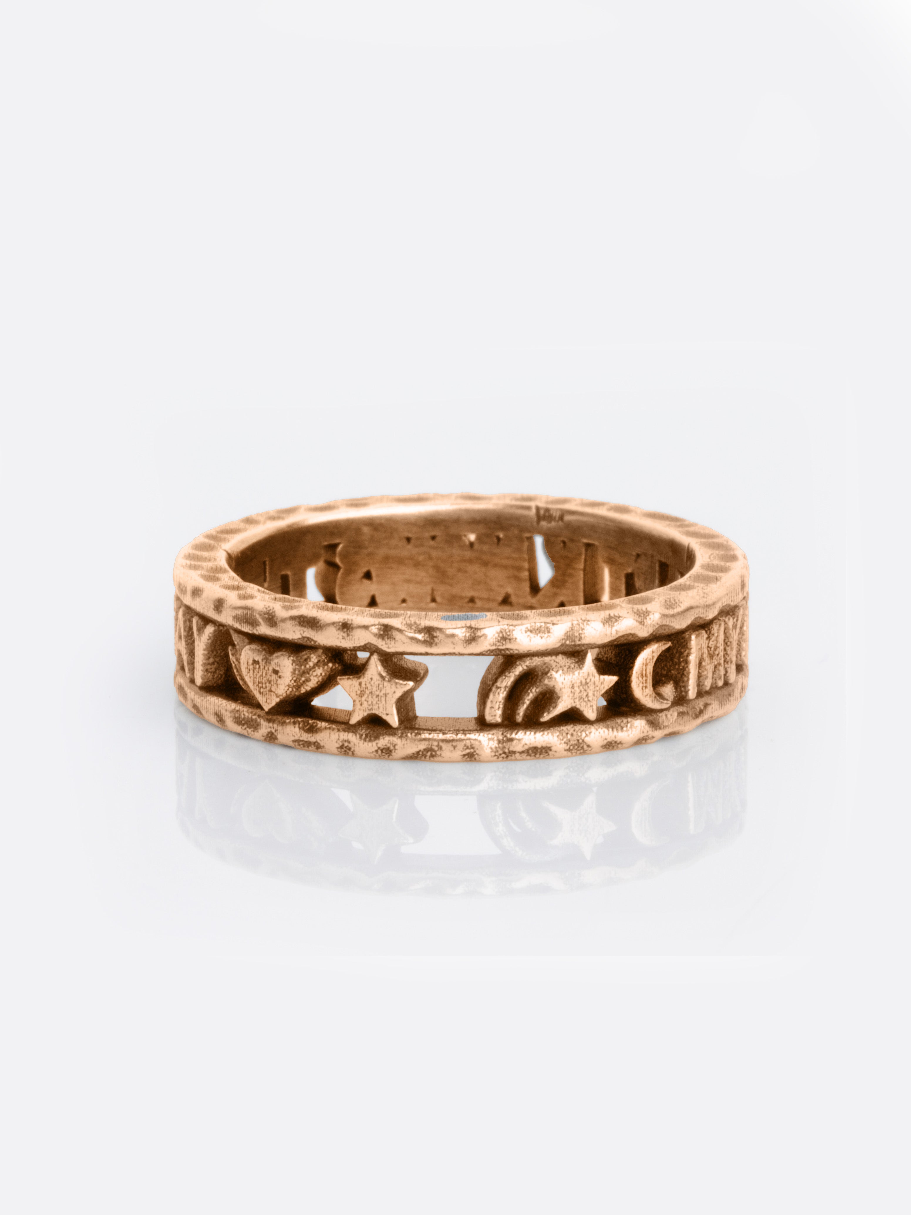 My Heart Knows The Way Gold Ring