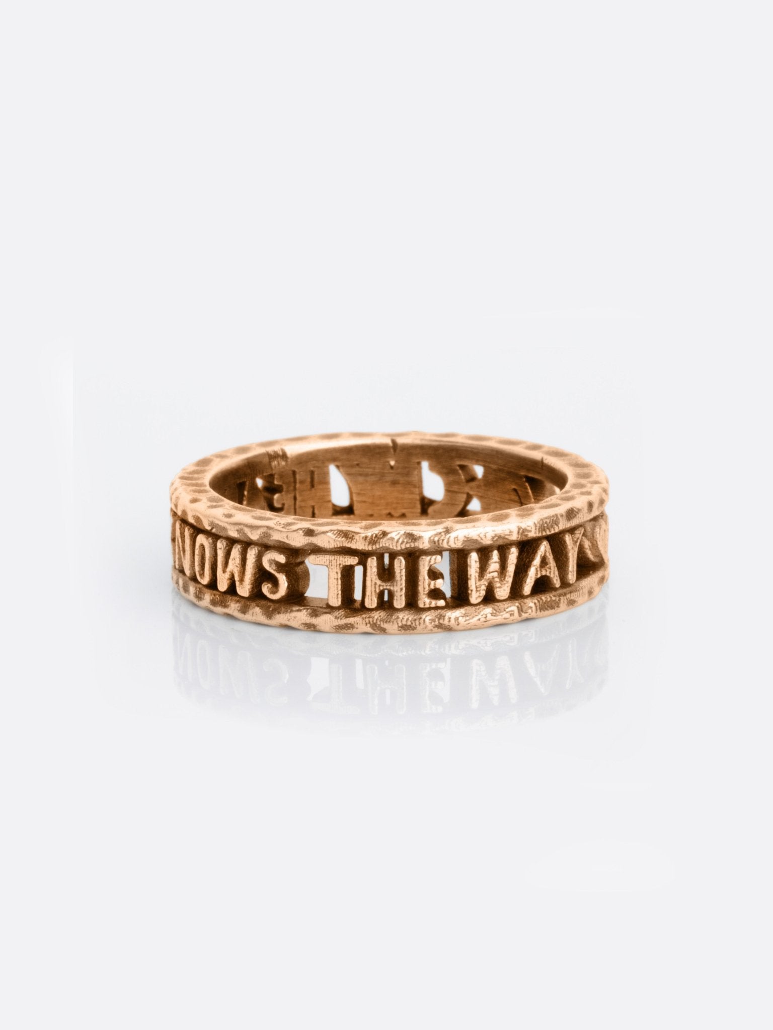 My Heart Knows The Way Gold Ring — Handmade by Jes MaHarry