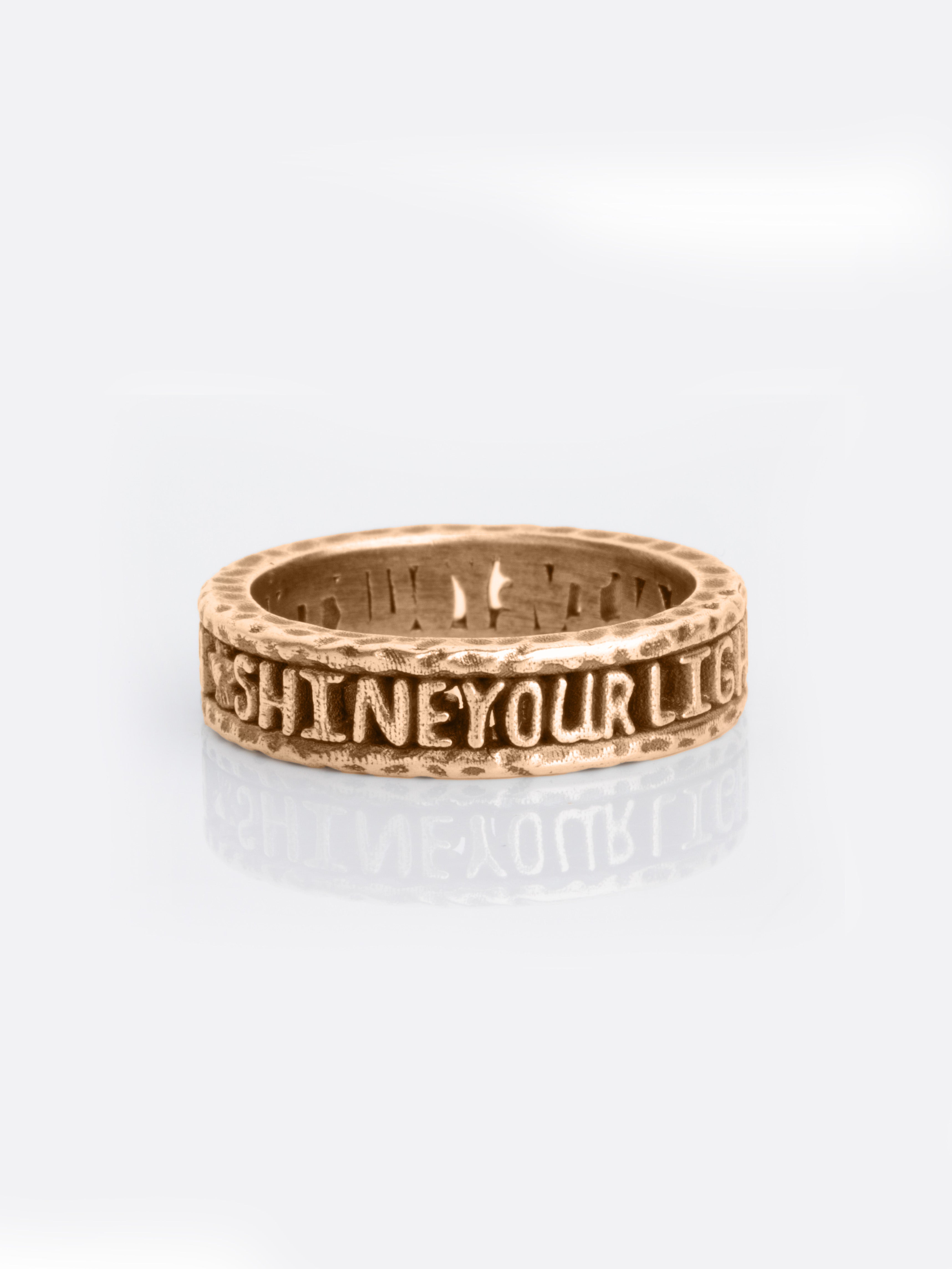 Live Your Truth Gold Ring