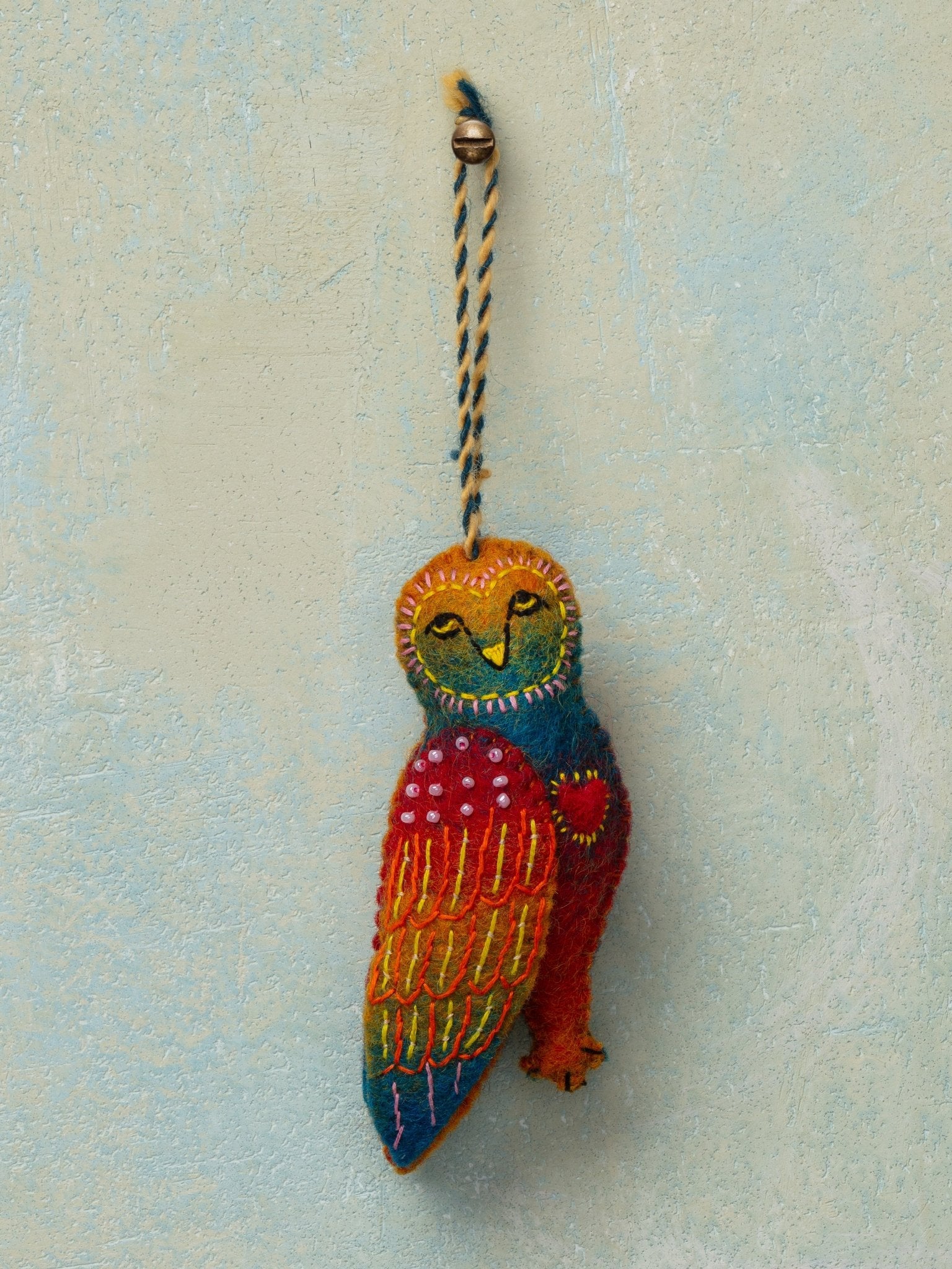 Wise Owl Ornament - Jes MaHarry