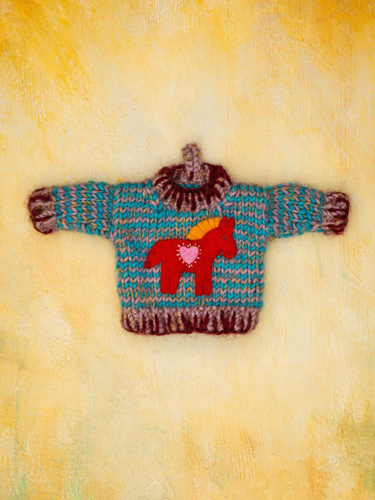 Finn the Horse Sweater Ornament — Jes MaHarry