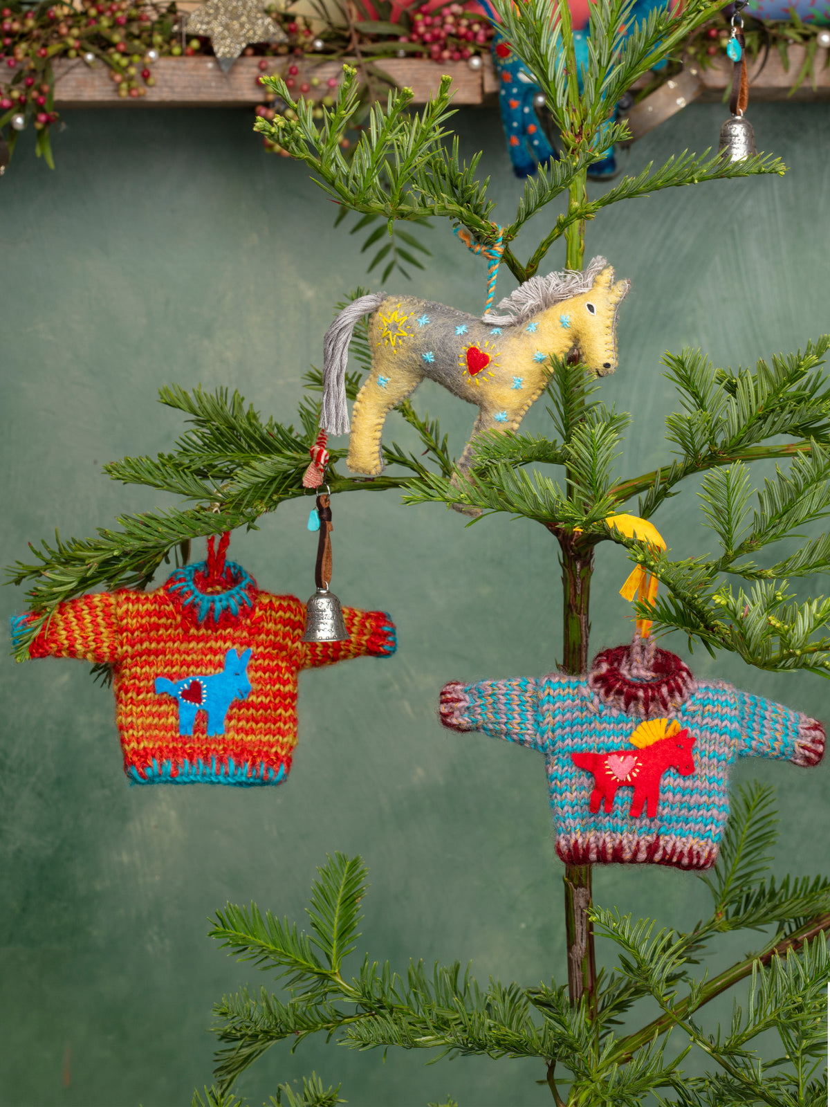 Finn the Horse Sweater Ornament