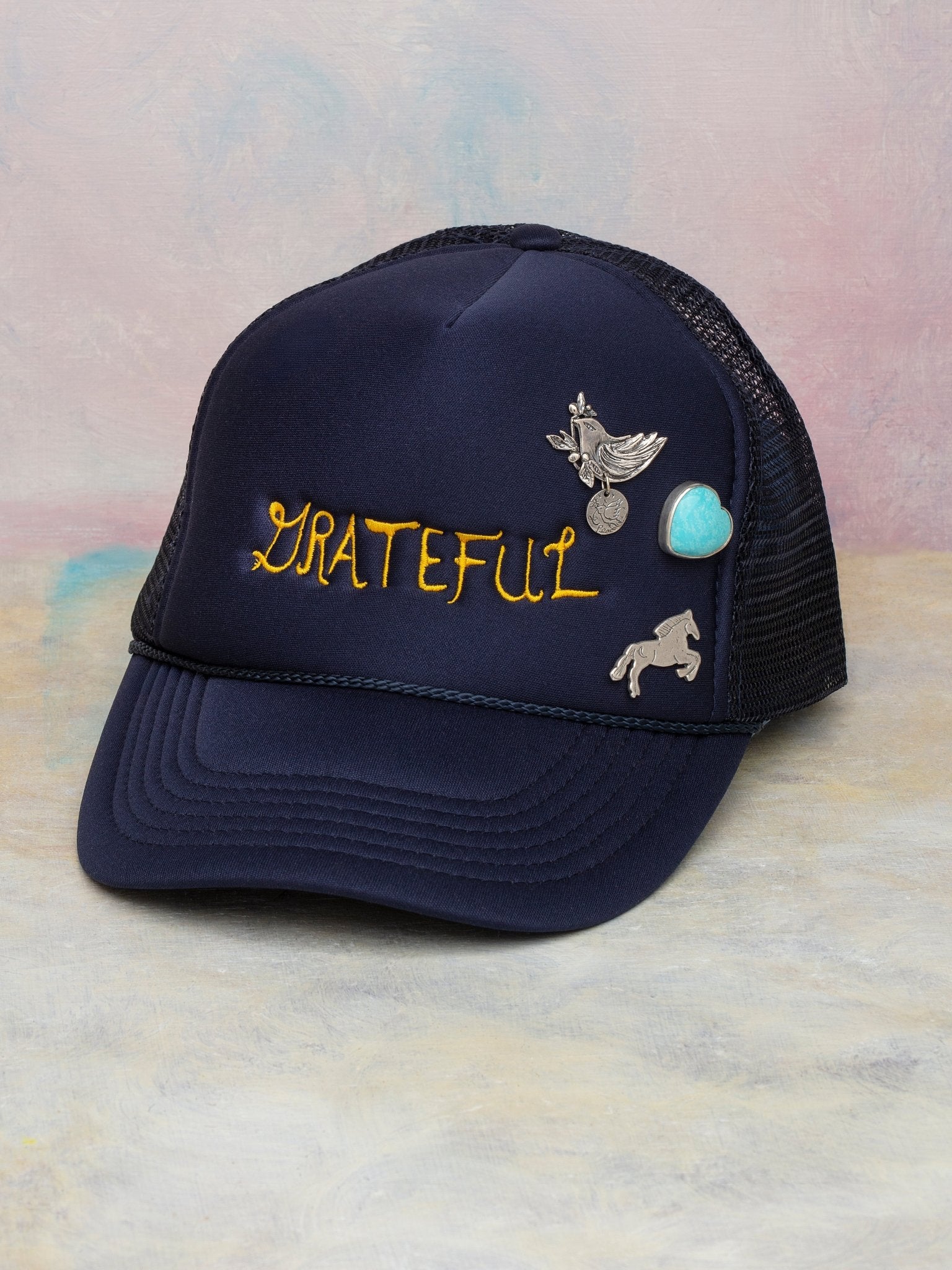 Turquoise Love Pin - Jes MaHarry