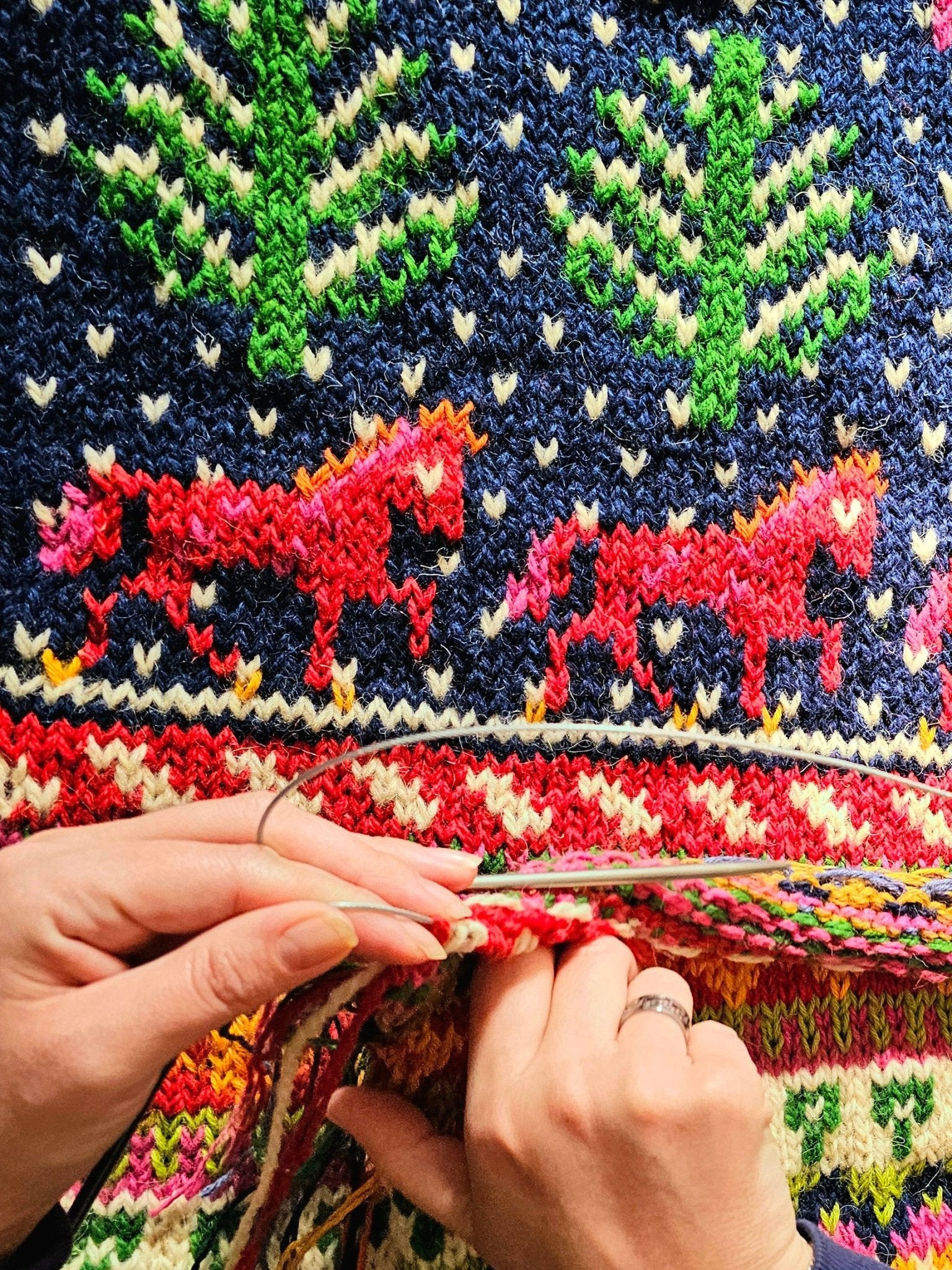 Starry Night Handknit Cardigan - Jes MaHarry