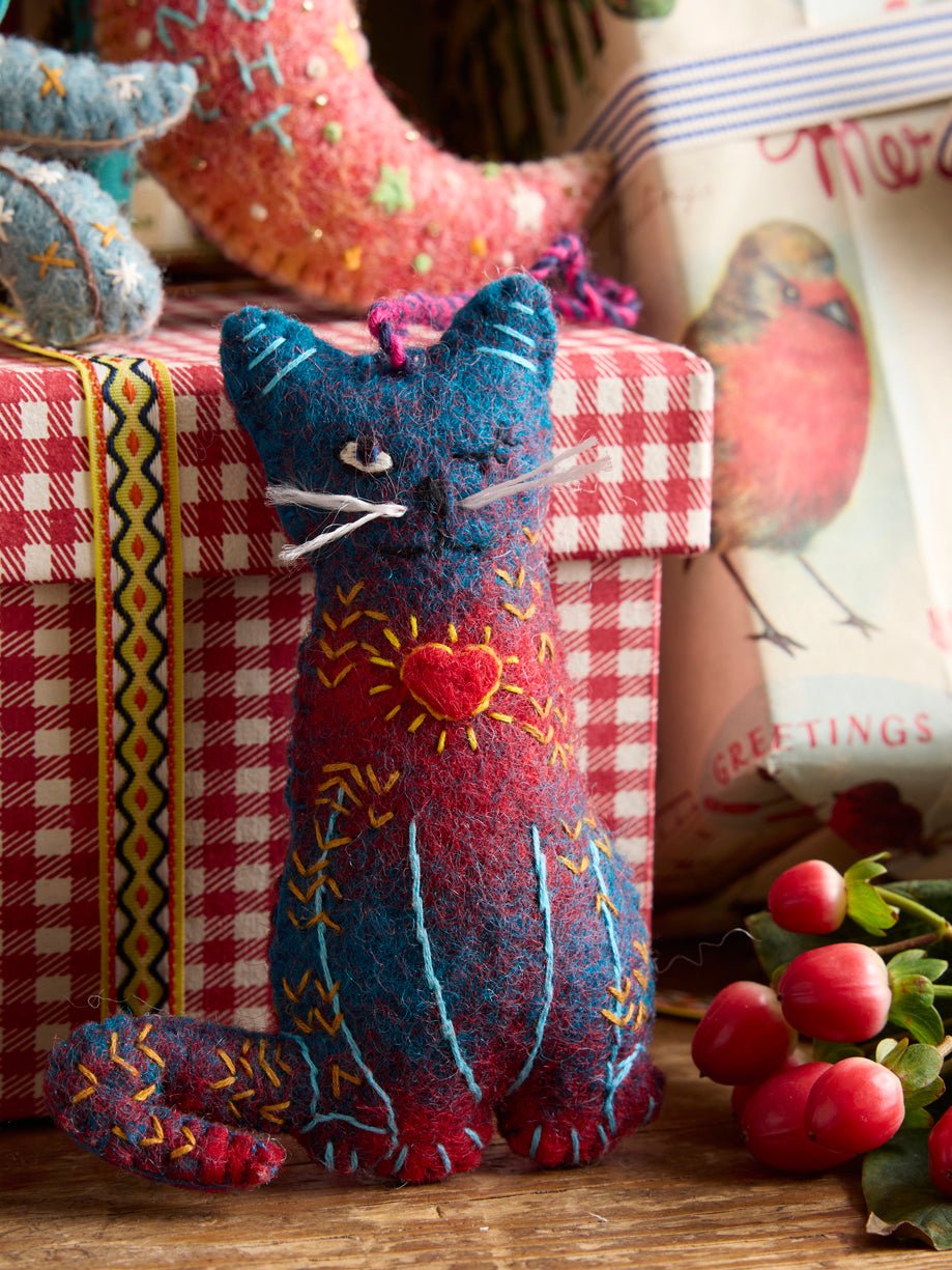 Rue The Cat Ornament - Jes MaHarry