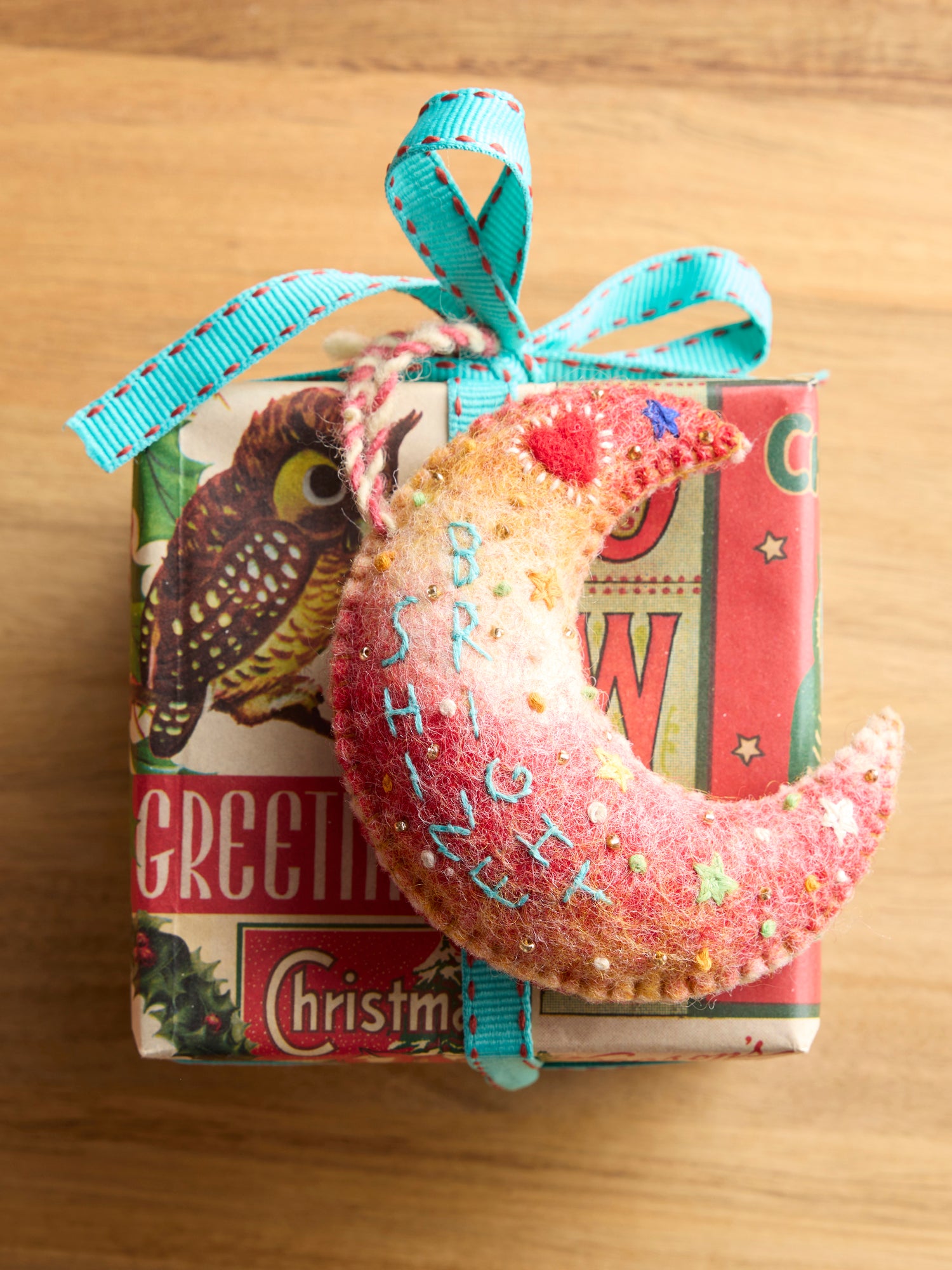 Shine Bright Moon Ornament