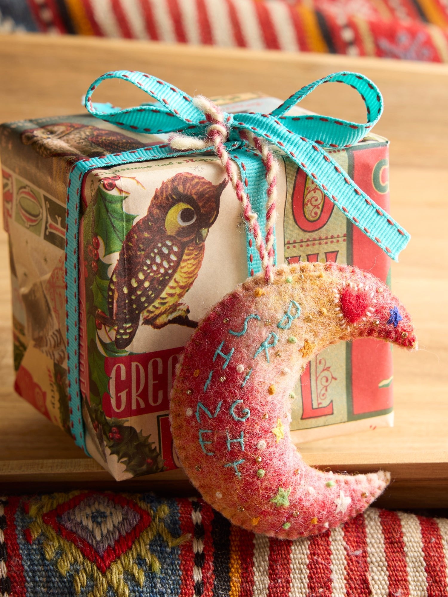 Shine Bright Moon Ornament - Jes MaHarry