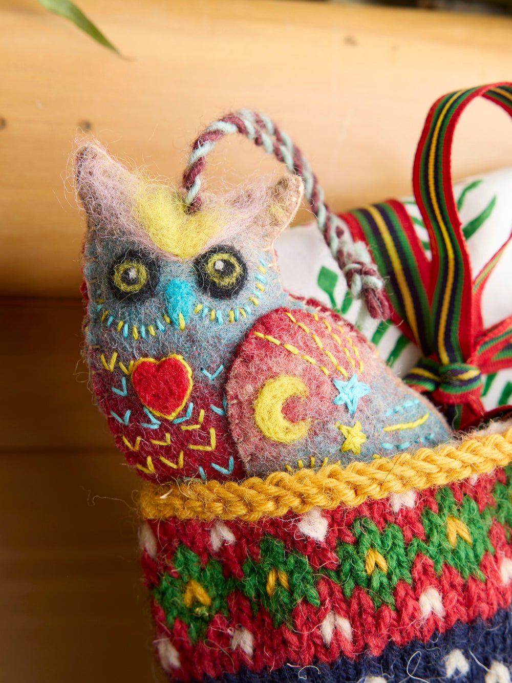 Kind Owl Ornament - Jes MaHarry