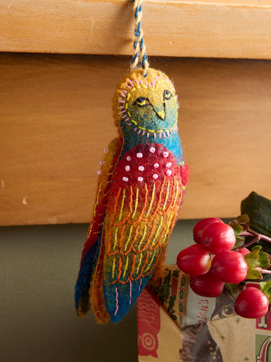 Wise Owl Ornament - Jes MaHarry