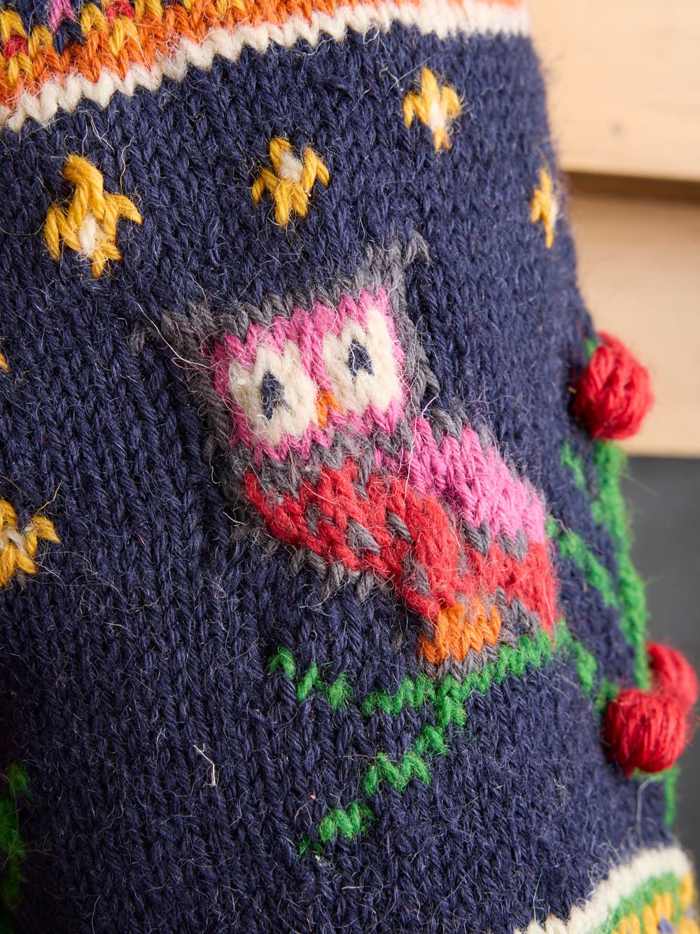 Wise Owl Handknit Stocking — Jes MaHarry