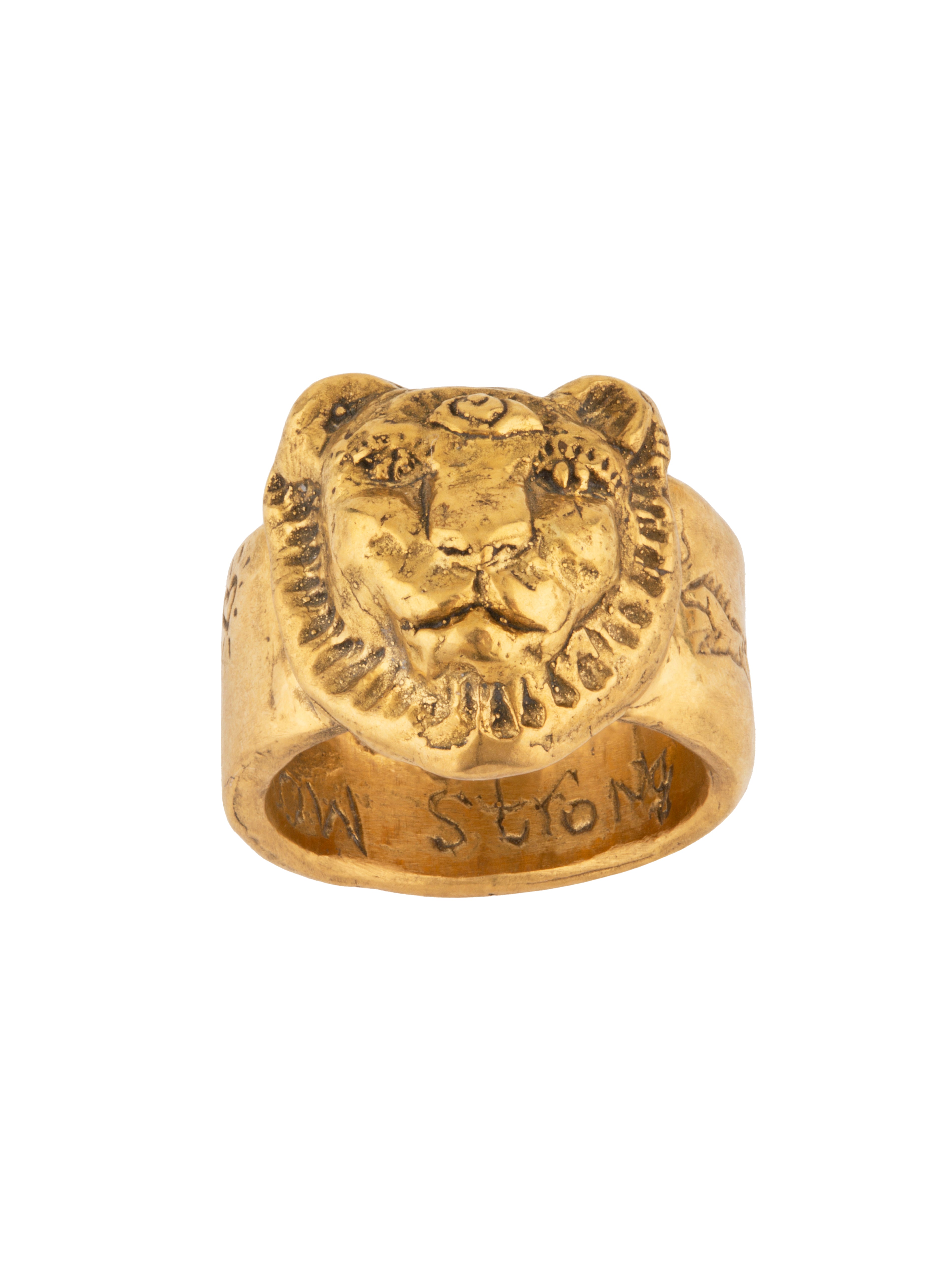 The Lioness in Gold Ring