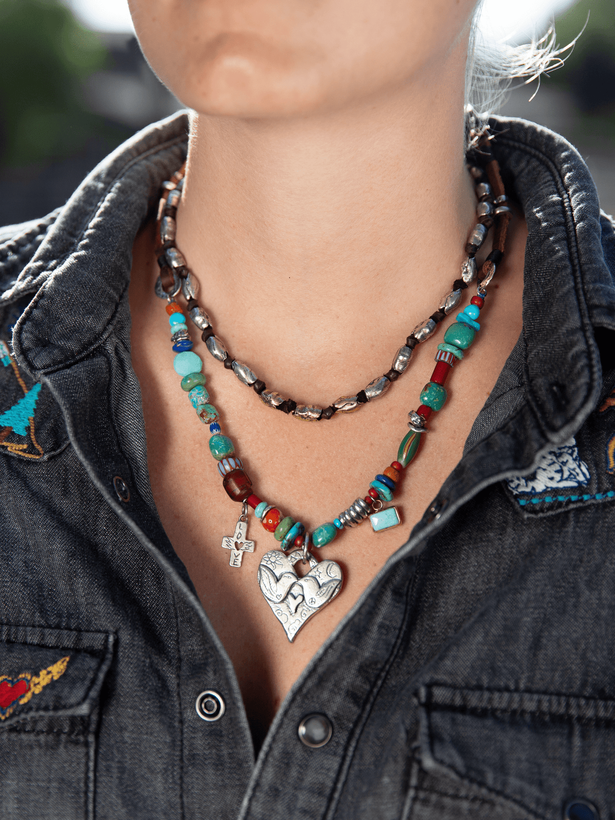 Love Doves Necklace - Jes MaHarry