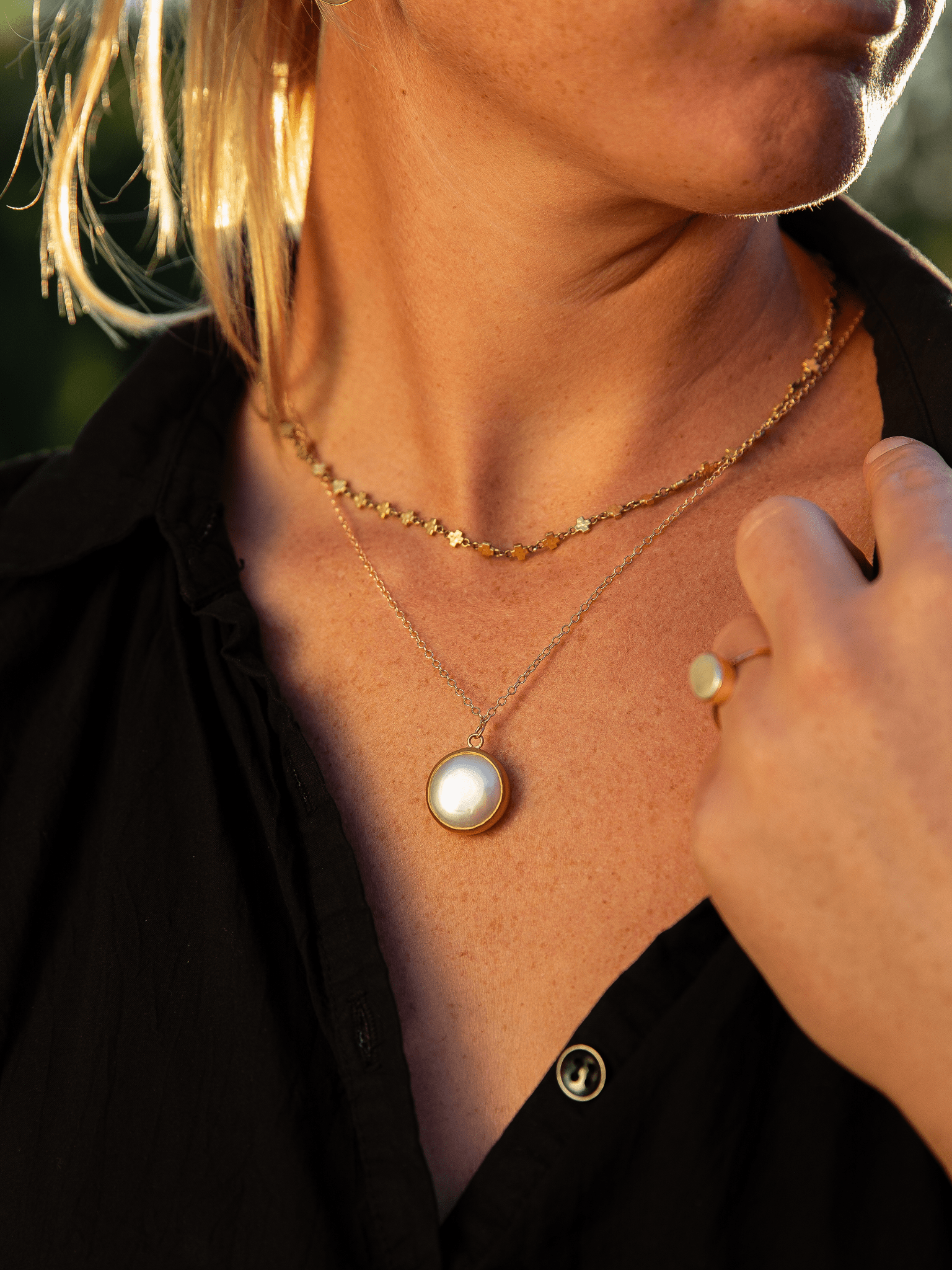 Full Moon Necklace - Jes MaHarry