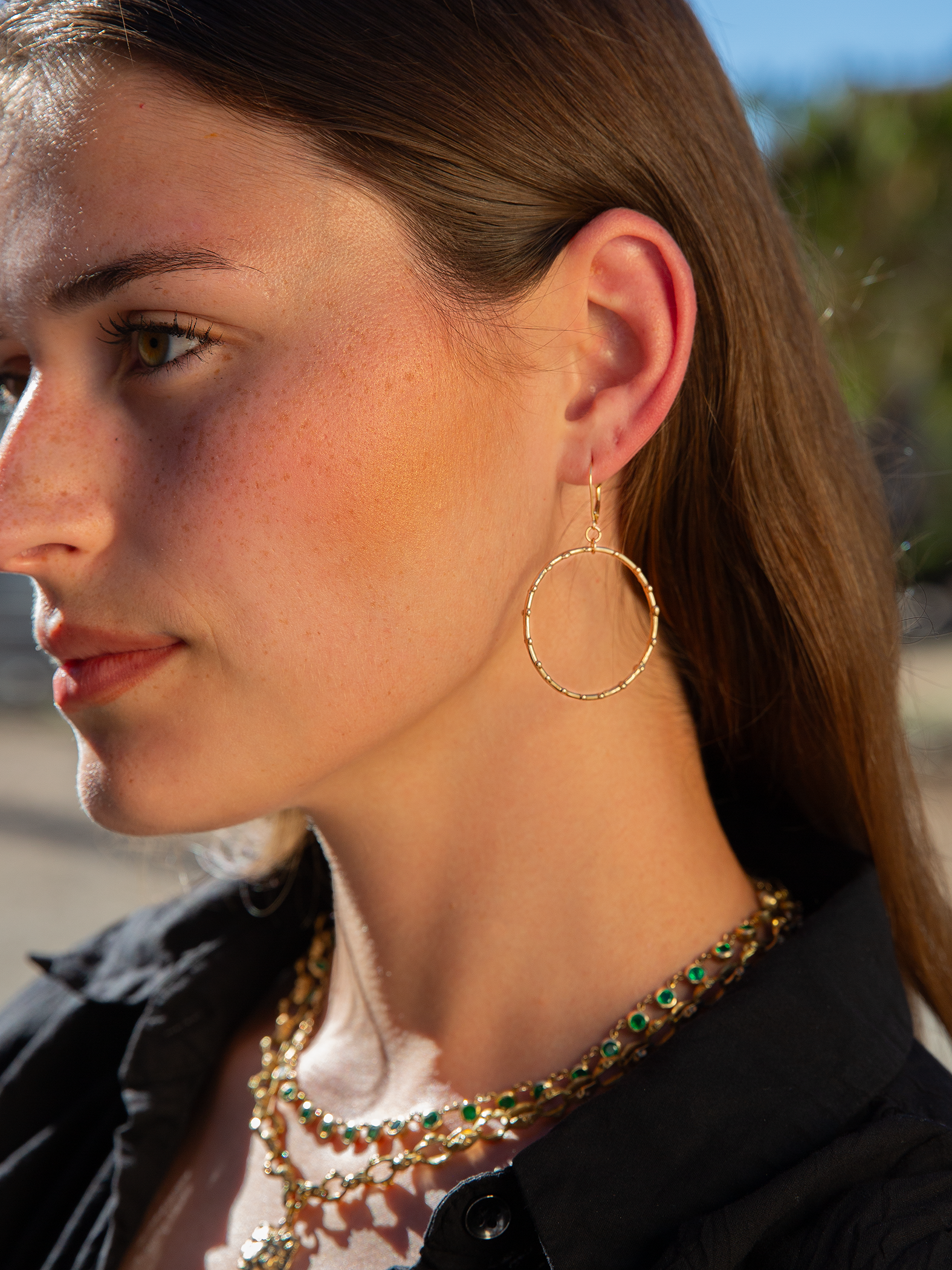 Golden Circle Earrings