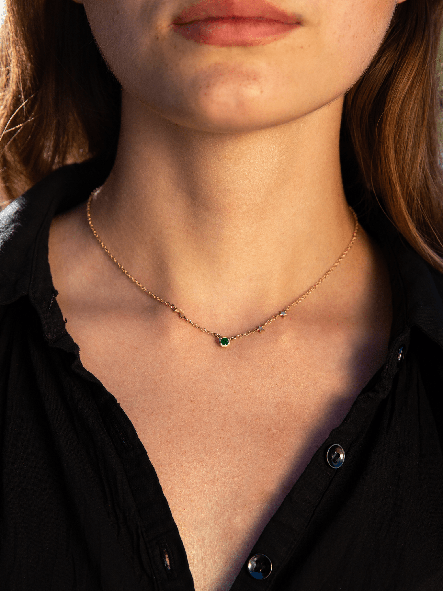 Emerald Heart Chakra Necklace - Jes MaHarry