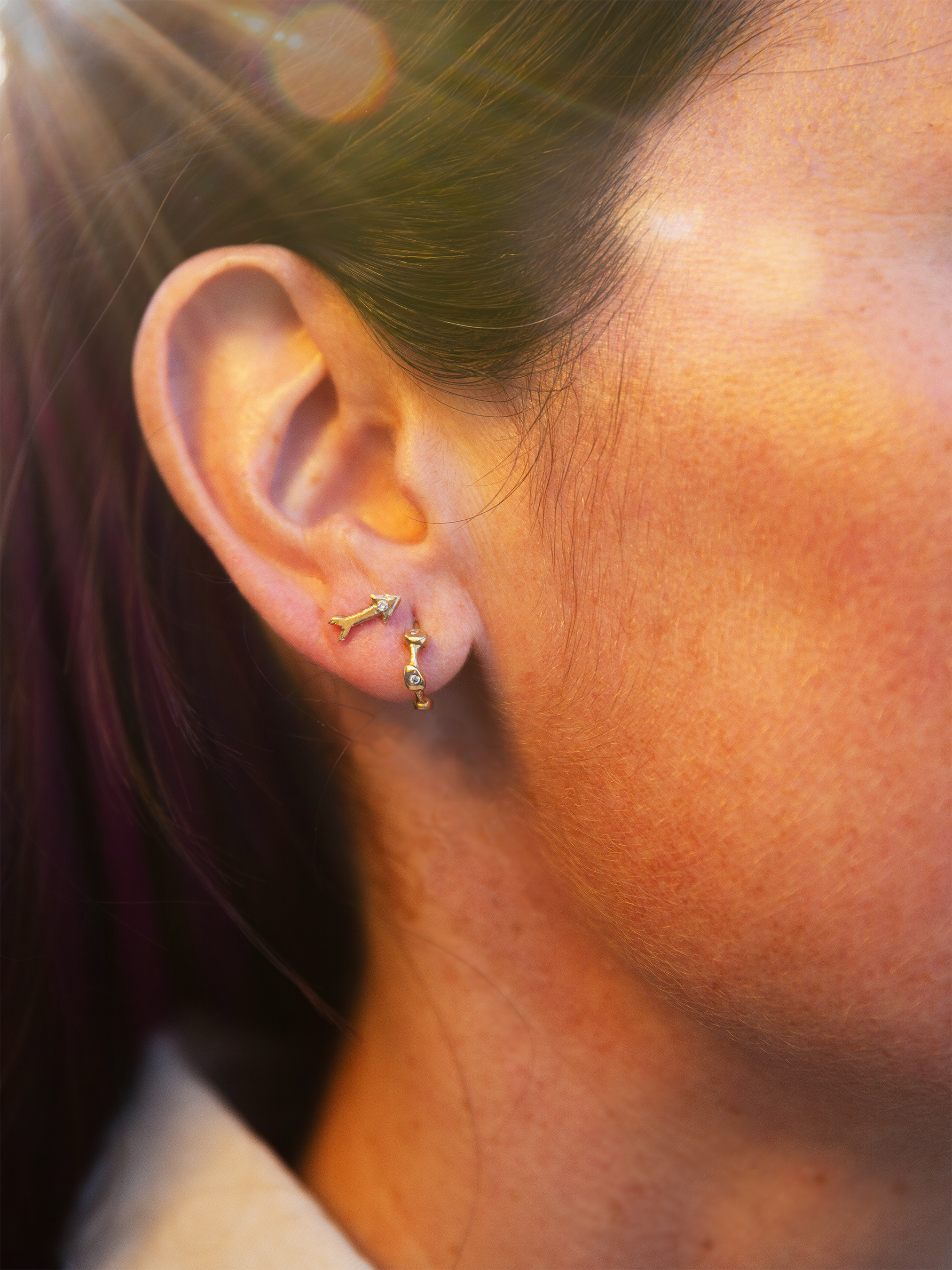 Little Golden Light Earrings