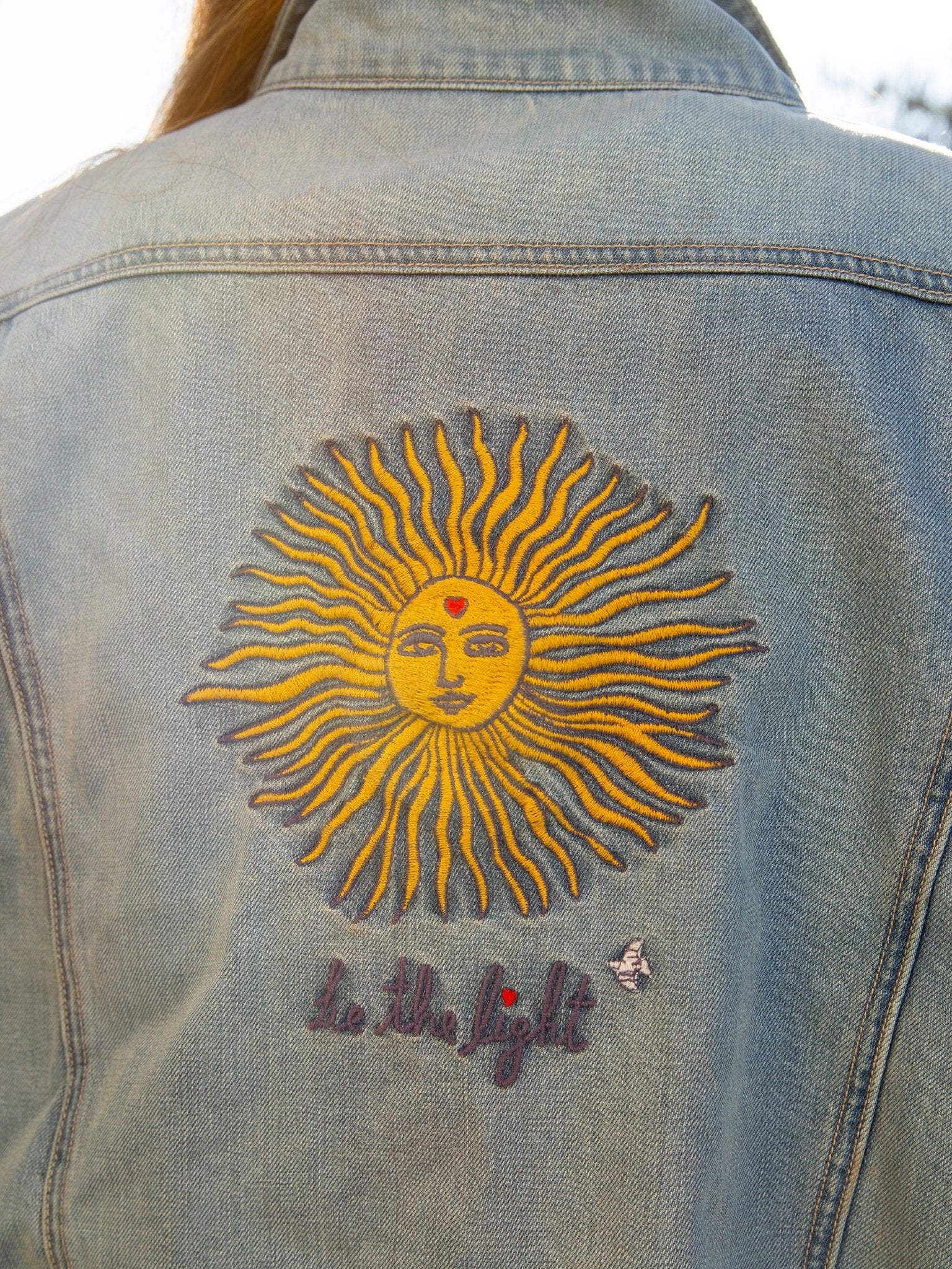 Here Comes The Sun Denim Jacket - Jes MaHarry