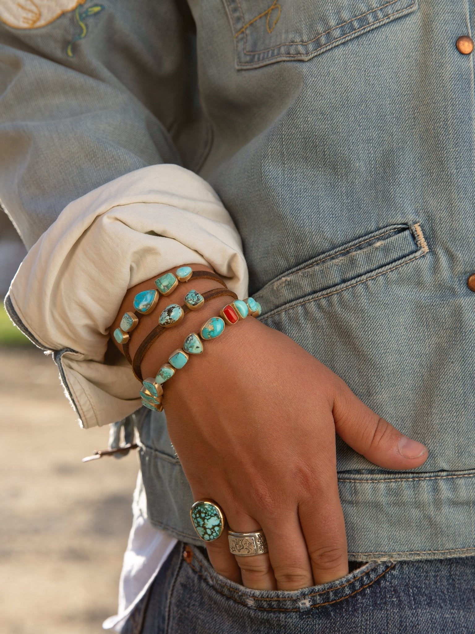 Here Comes The Sun Denim Jacket - Jes MaHarry