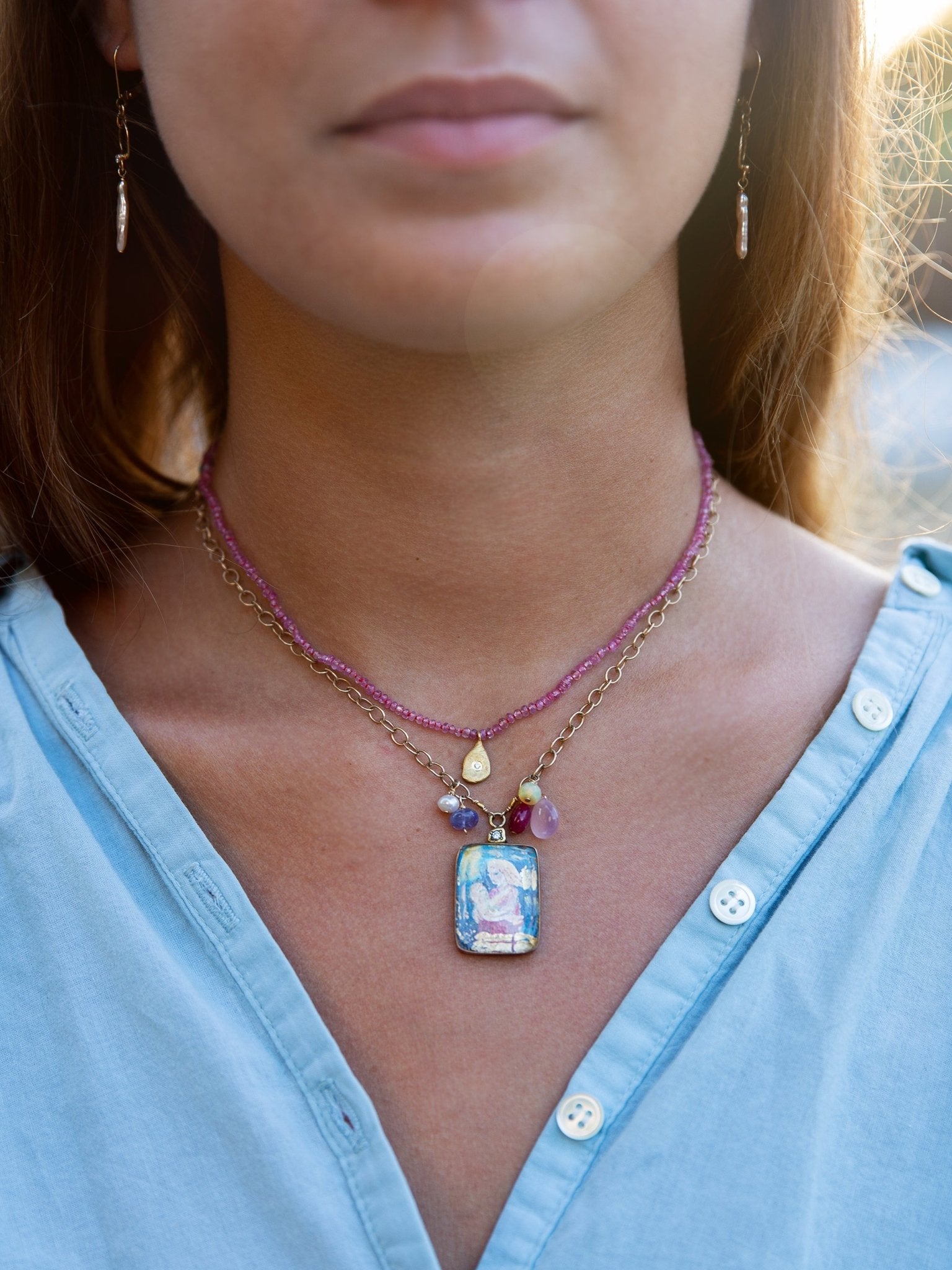 Pink Beauty Necklace - Jes MaHarry