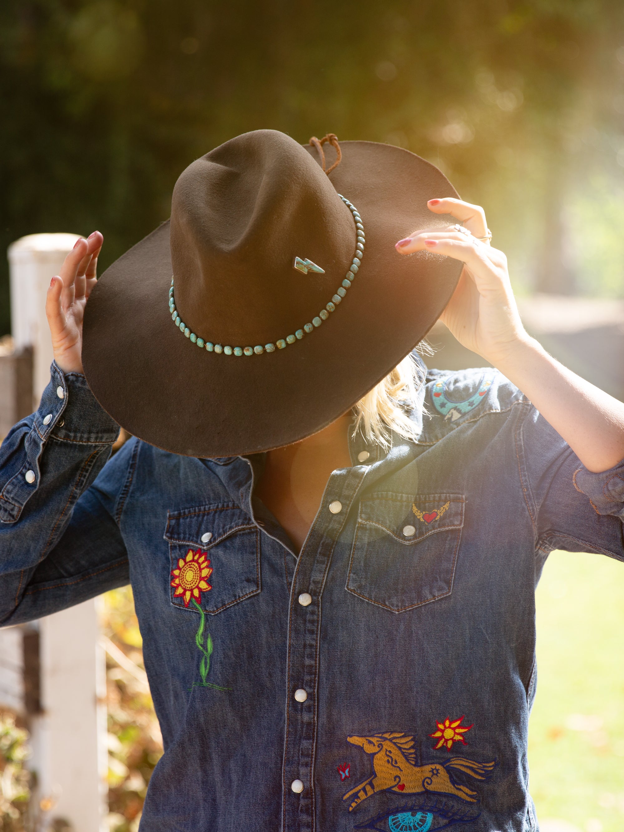 Ojai Cowgirl Hat in Chocolate