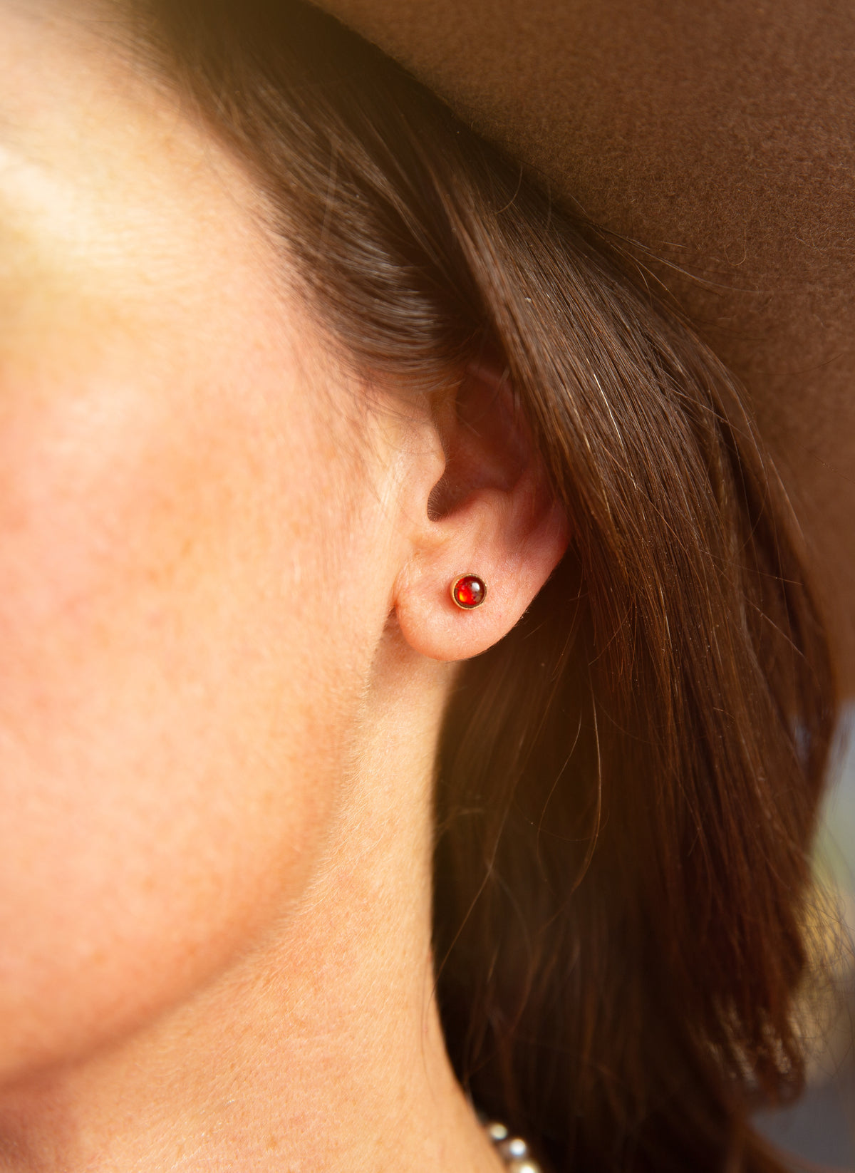 Garnet Glow Earrings