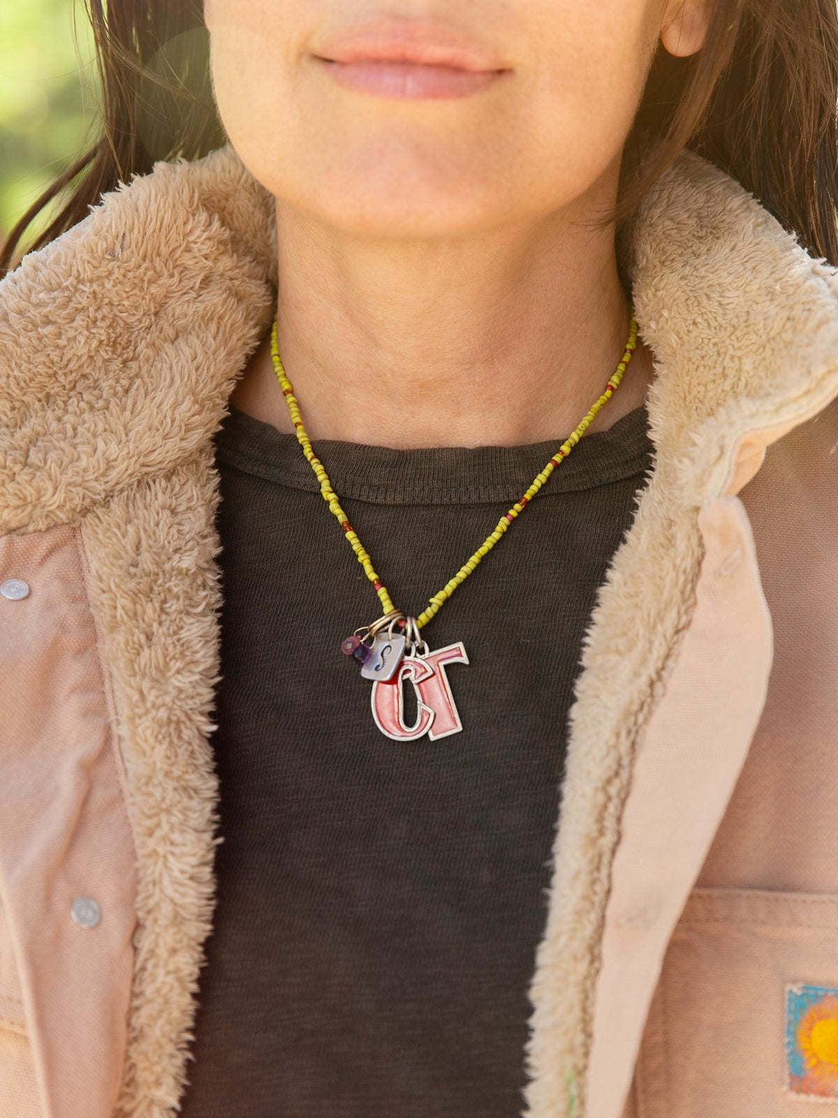 Red Enamel Charm — Handmade by Jes MaHarry