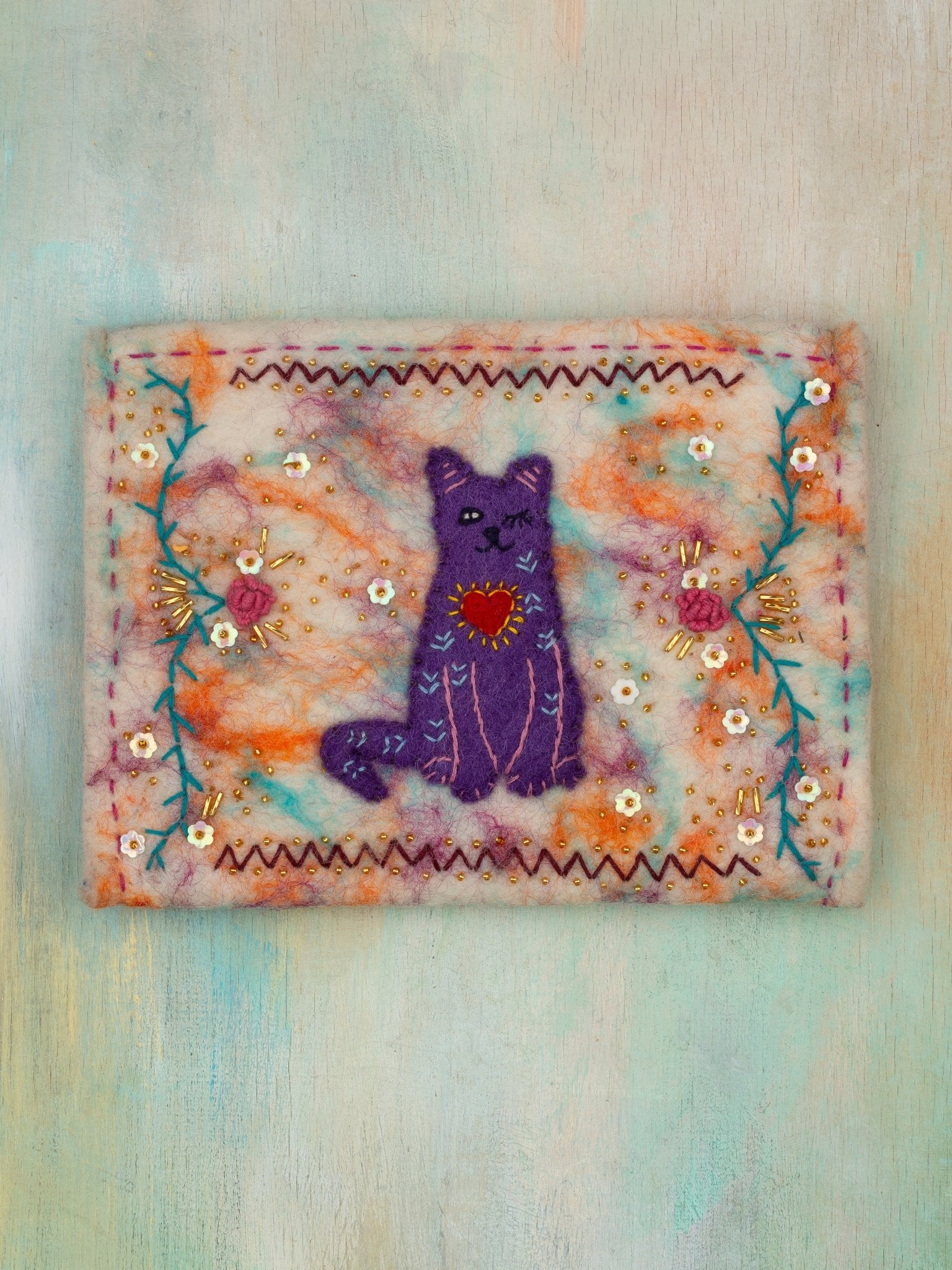 100% Handmade Felted Wool Jewelry Pouches - Jes MaHarry