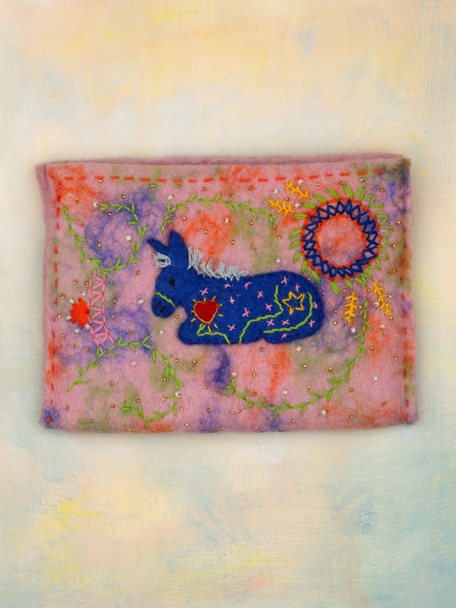 100% Handmade Felted Wool Jewelry Pouches - Jes MaHarry