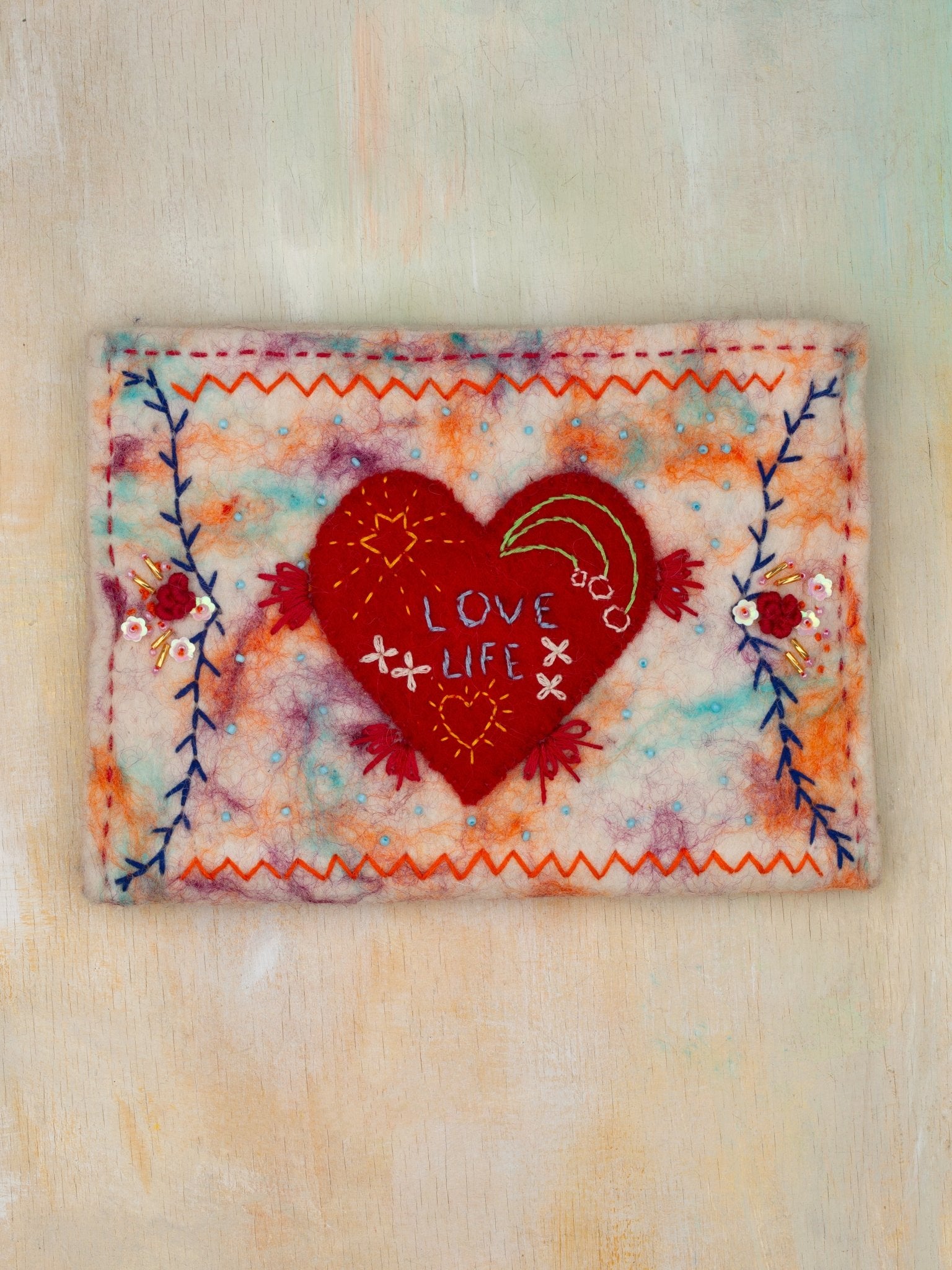 100% Handmade Felted Wool Jewelry Pouches - Jes MaHarry