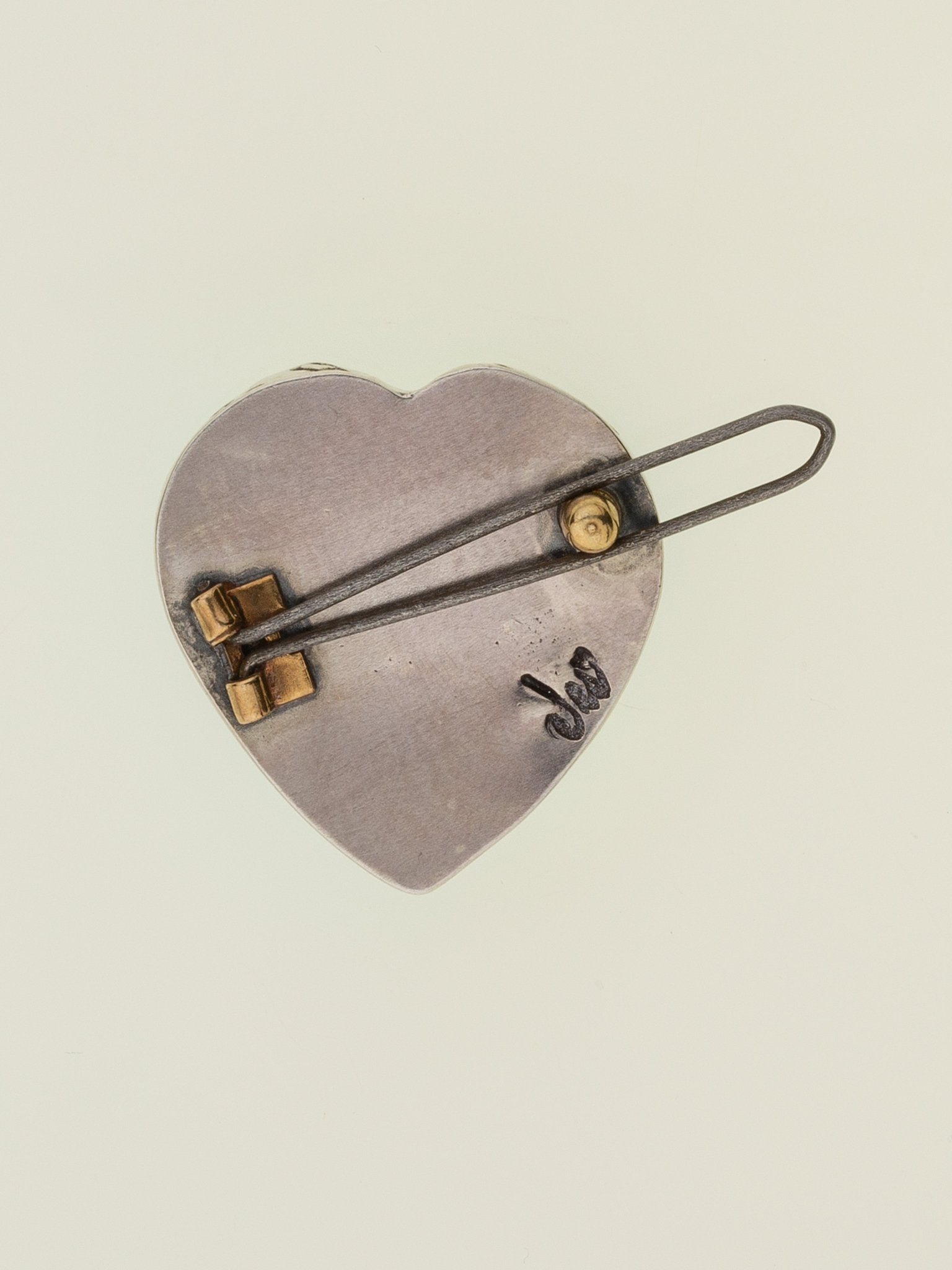 Turquoise Heart Hair Clip — Handmade by Jes MaHarry