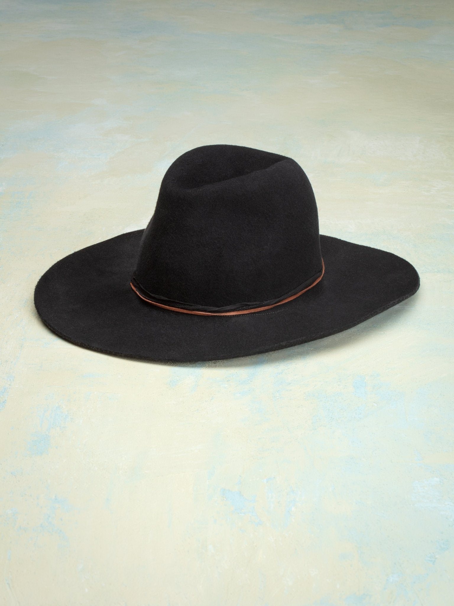 Ojai Cowgirl Hat in Black — Handmade by Jes MaHarry