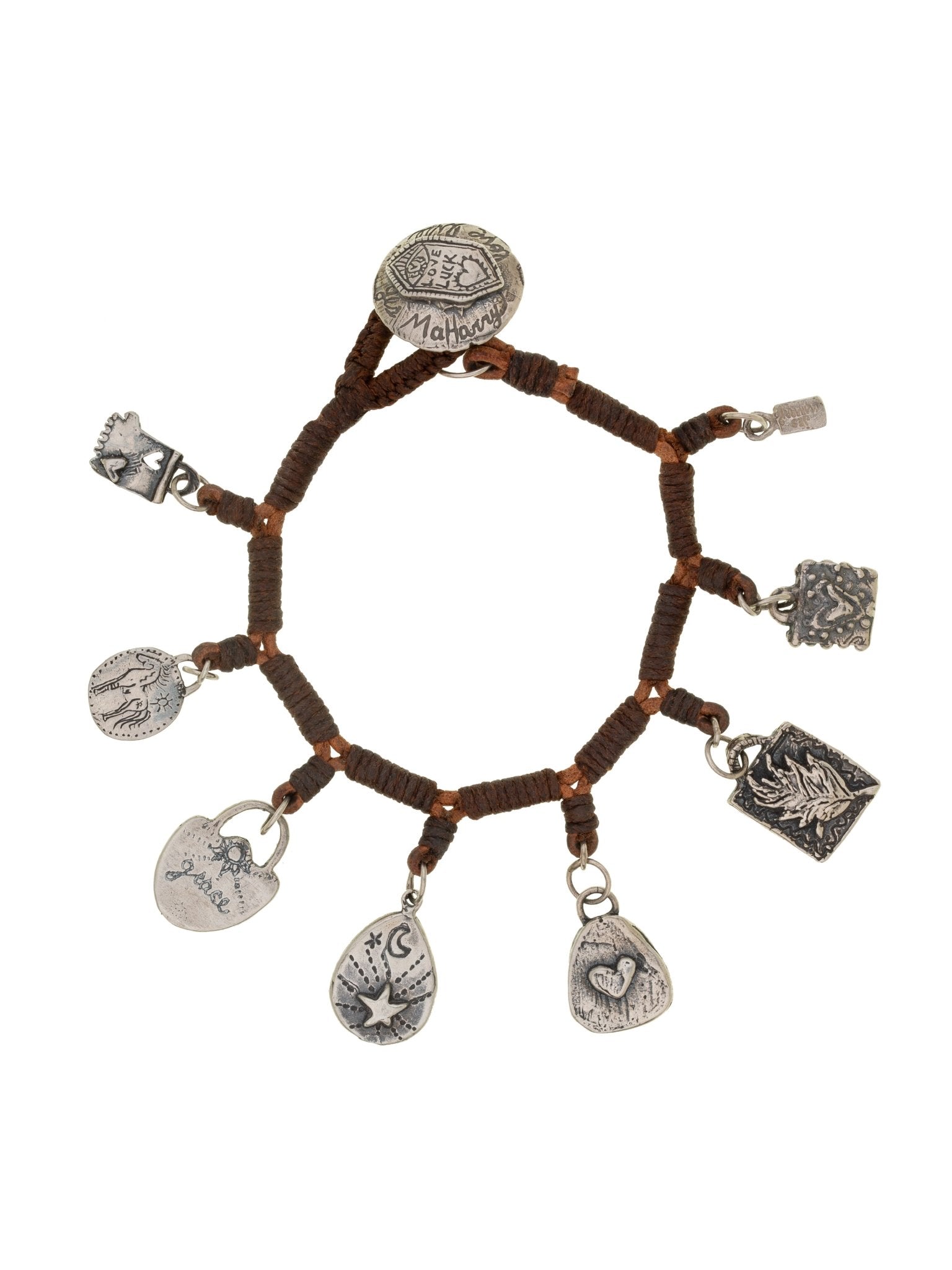 Leather Charm Bracelet — Handmade by Jes MaHarry