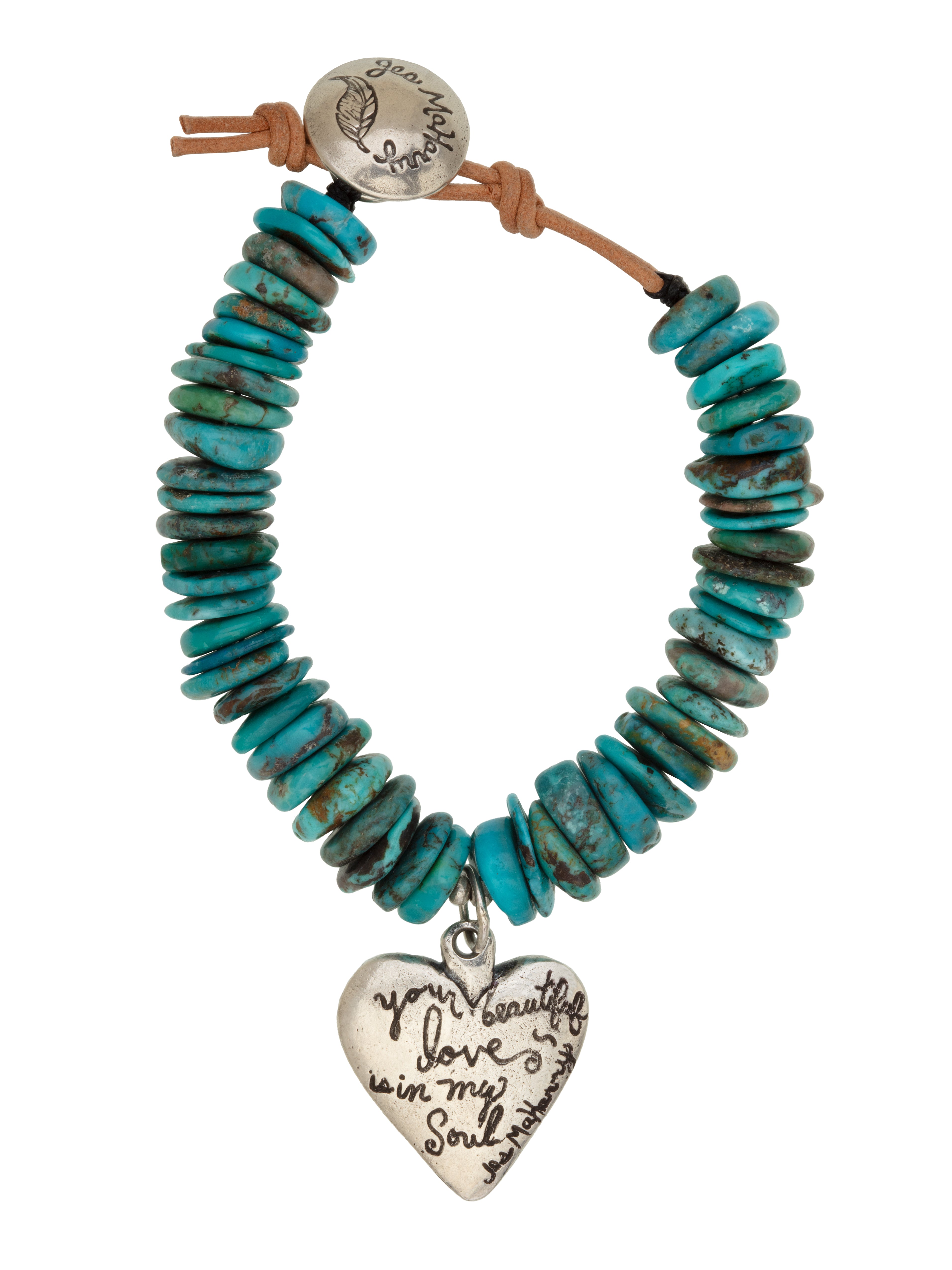 Turquoise Heart Bracelet
