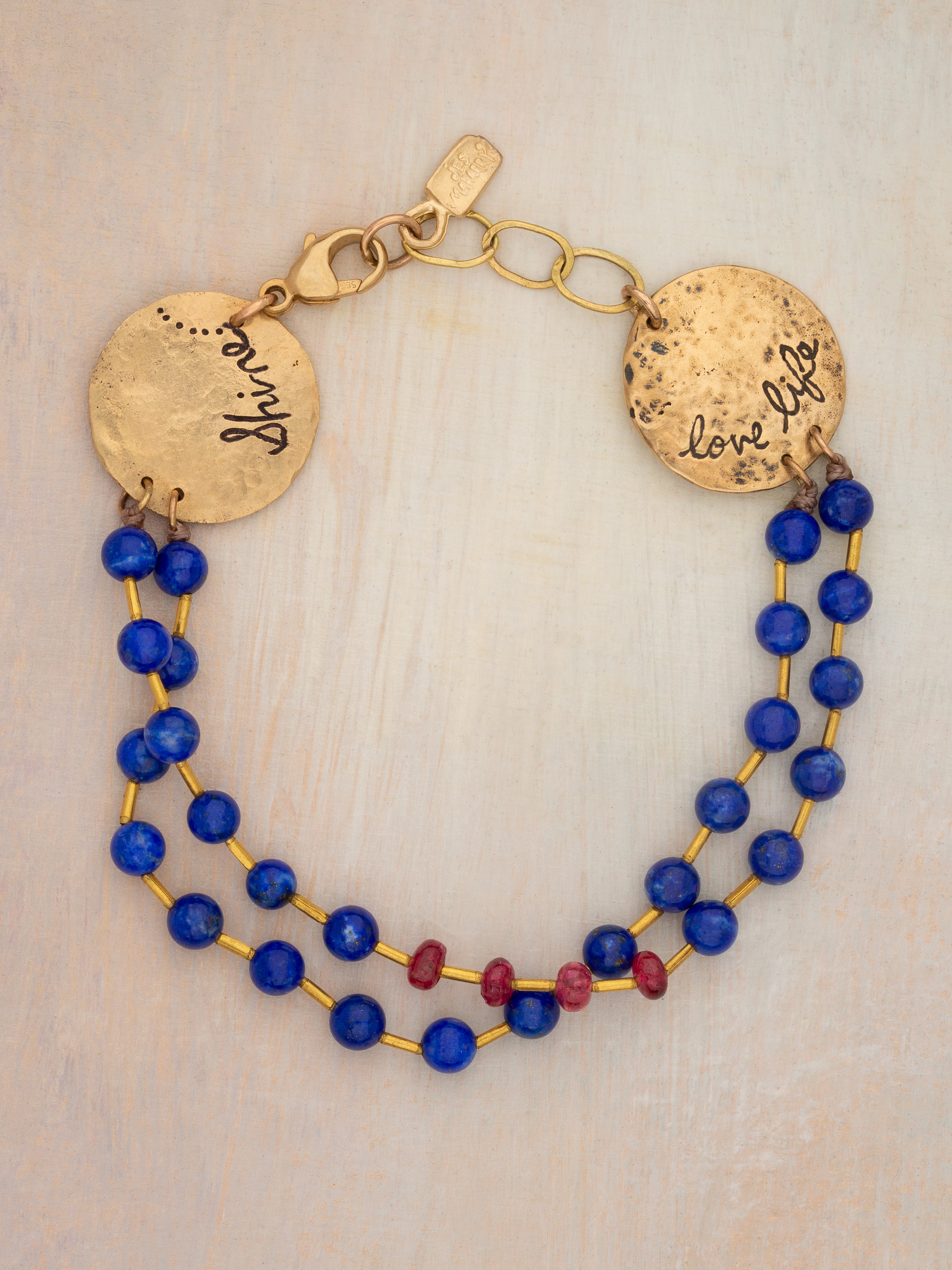 Moonflower Lapis Bracelet