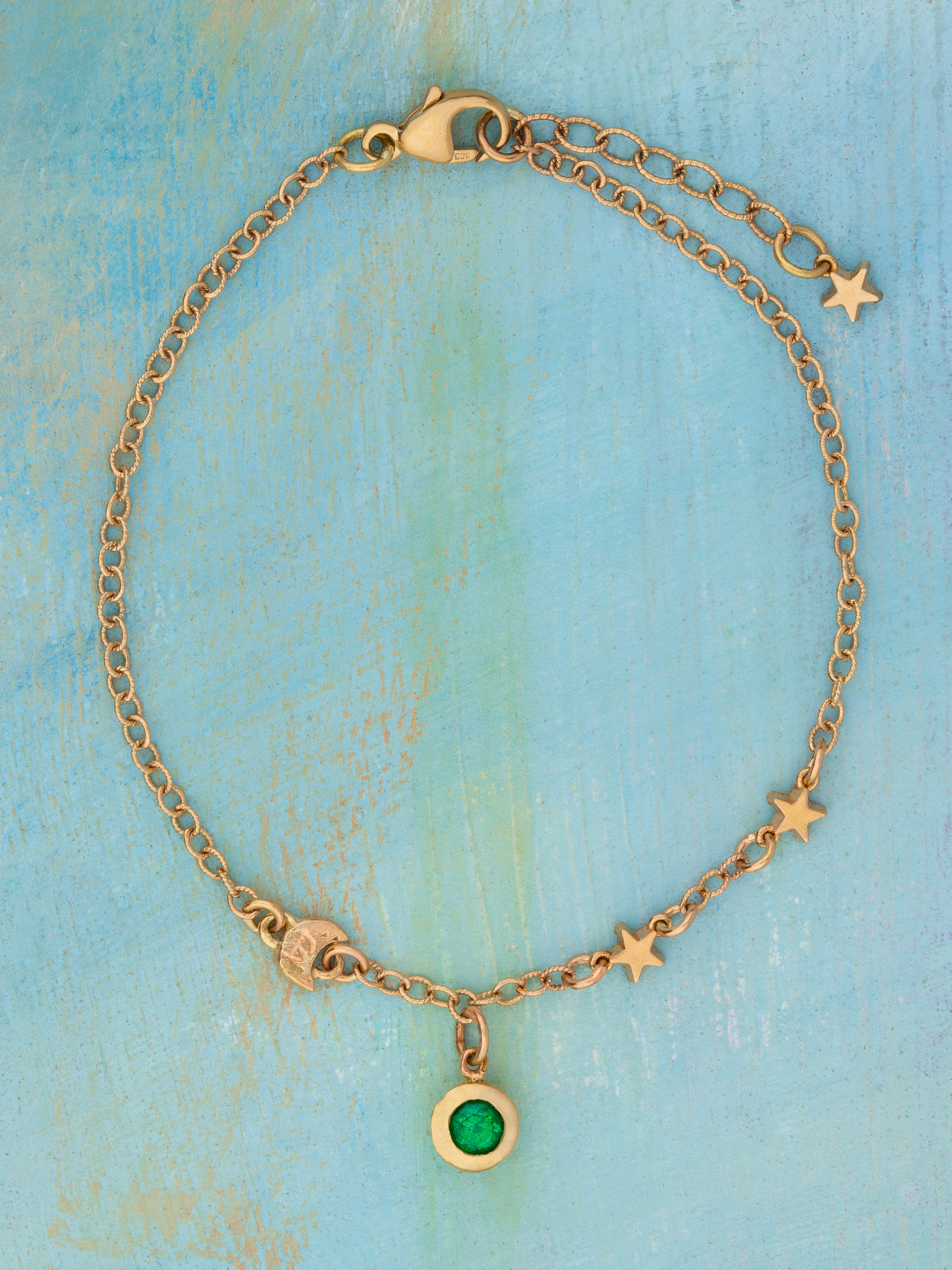Emerald Heart Chakra Bracelet