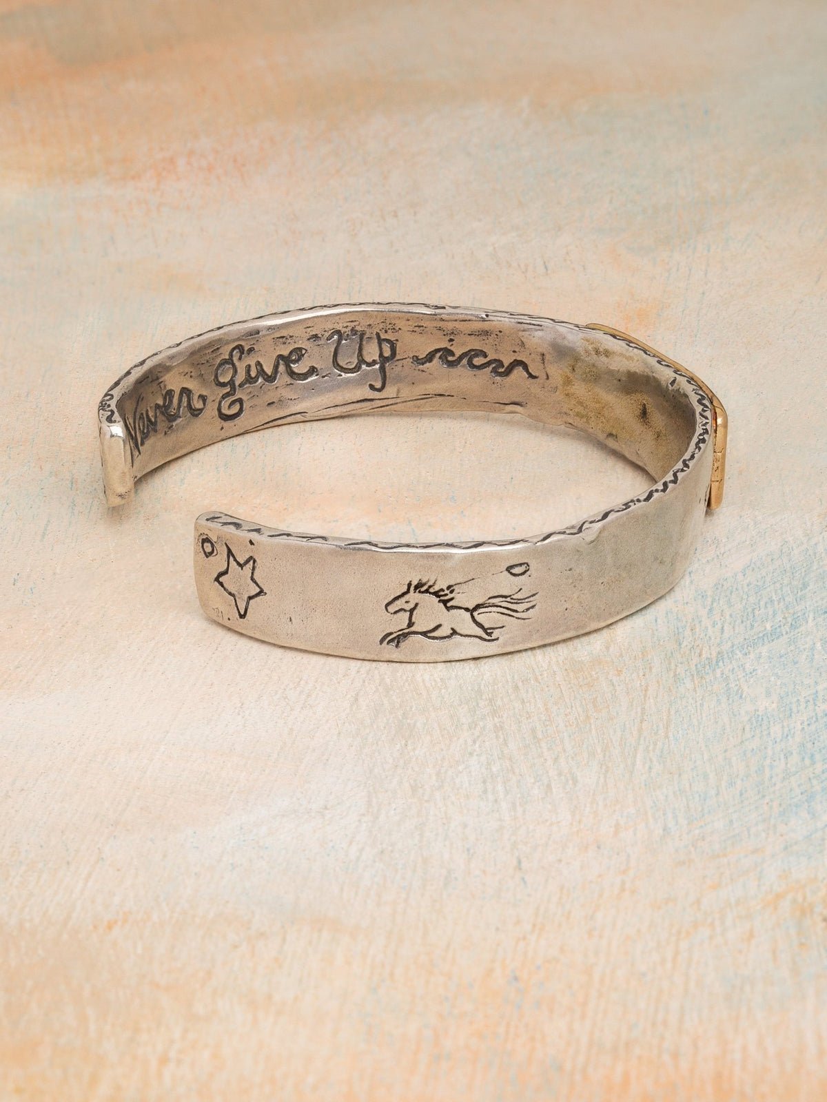 Never Give Up Cuff — Jes MaHarry