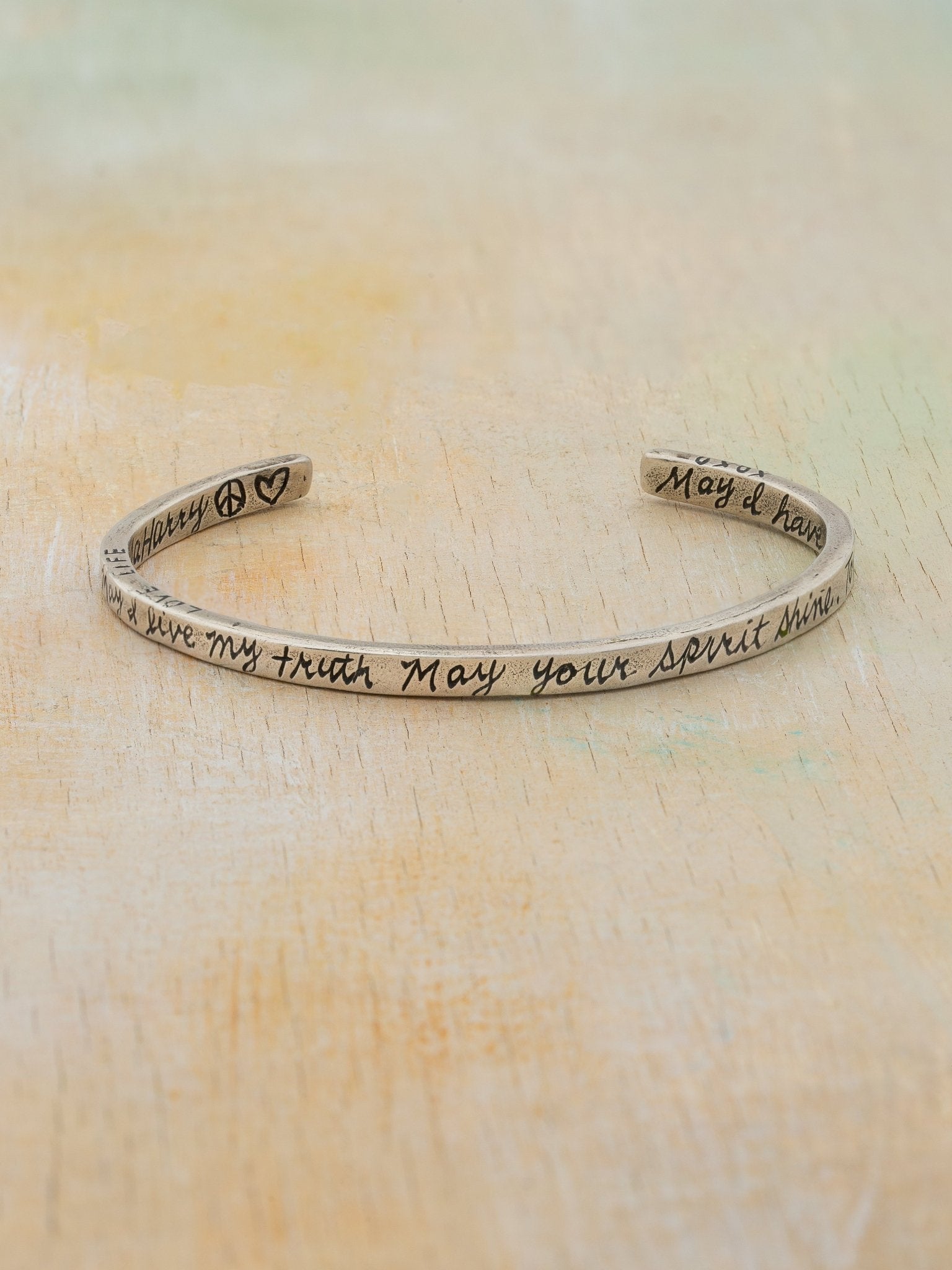 May My Heart Be Full Cuff - Jes MaHarry