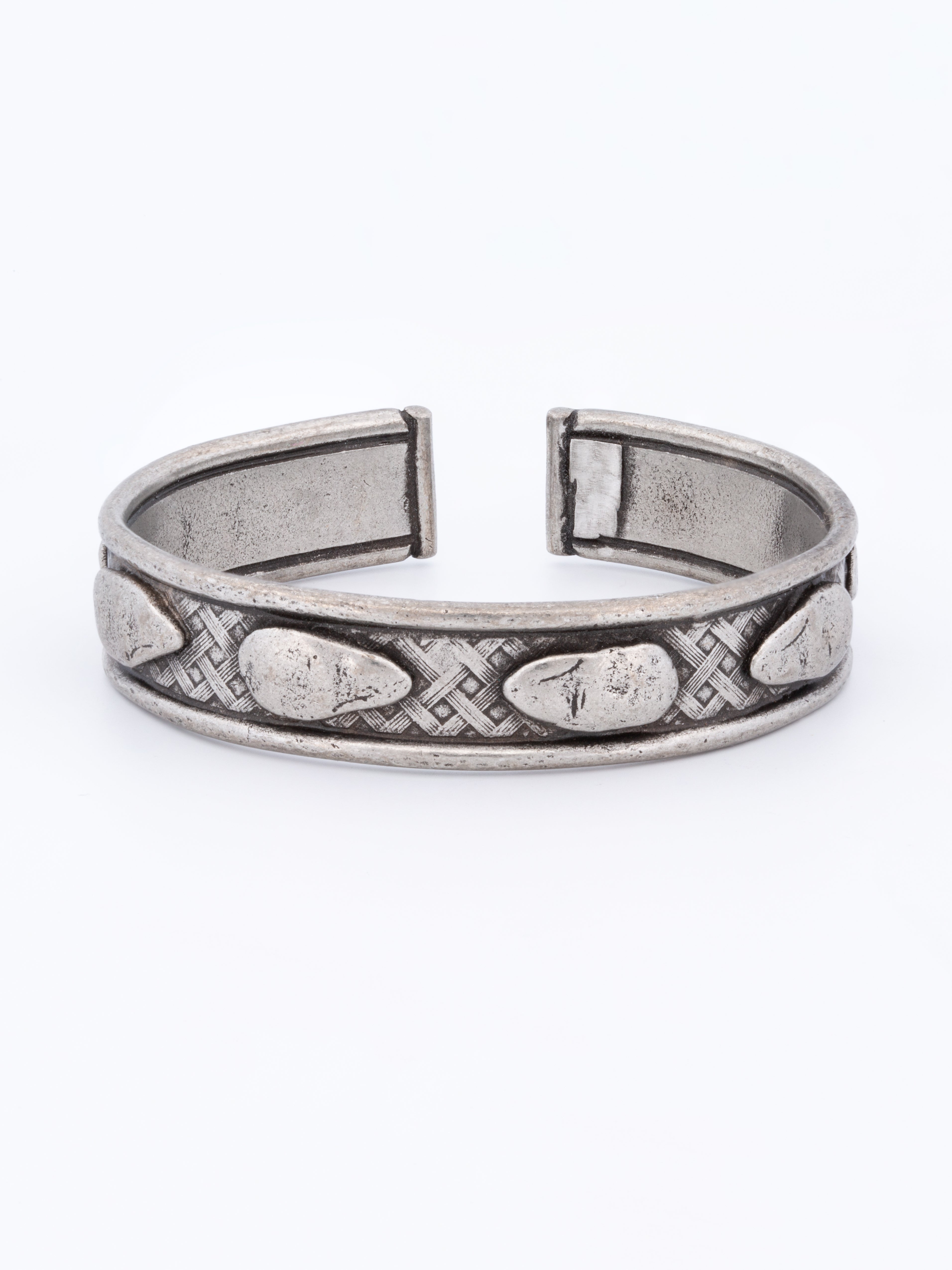 A Step In Time Pewter Cuff
