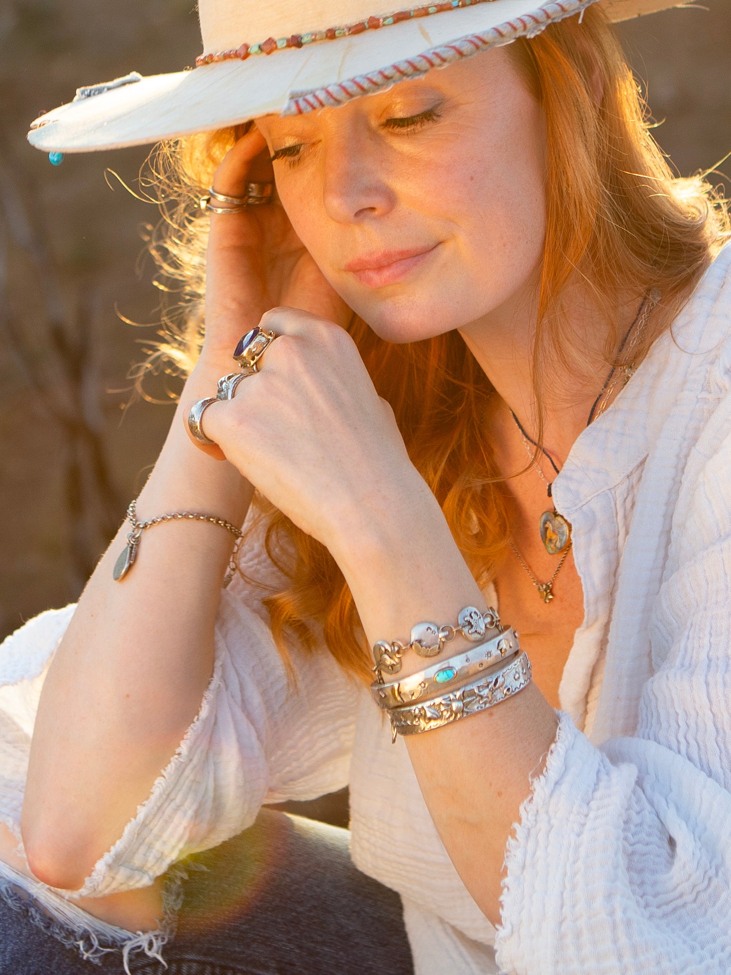 Sun Horse Cuff