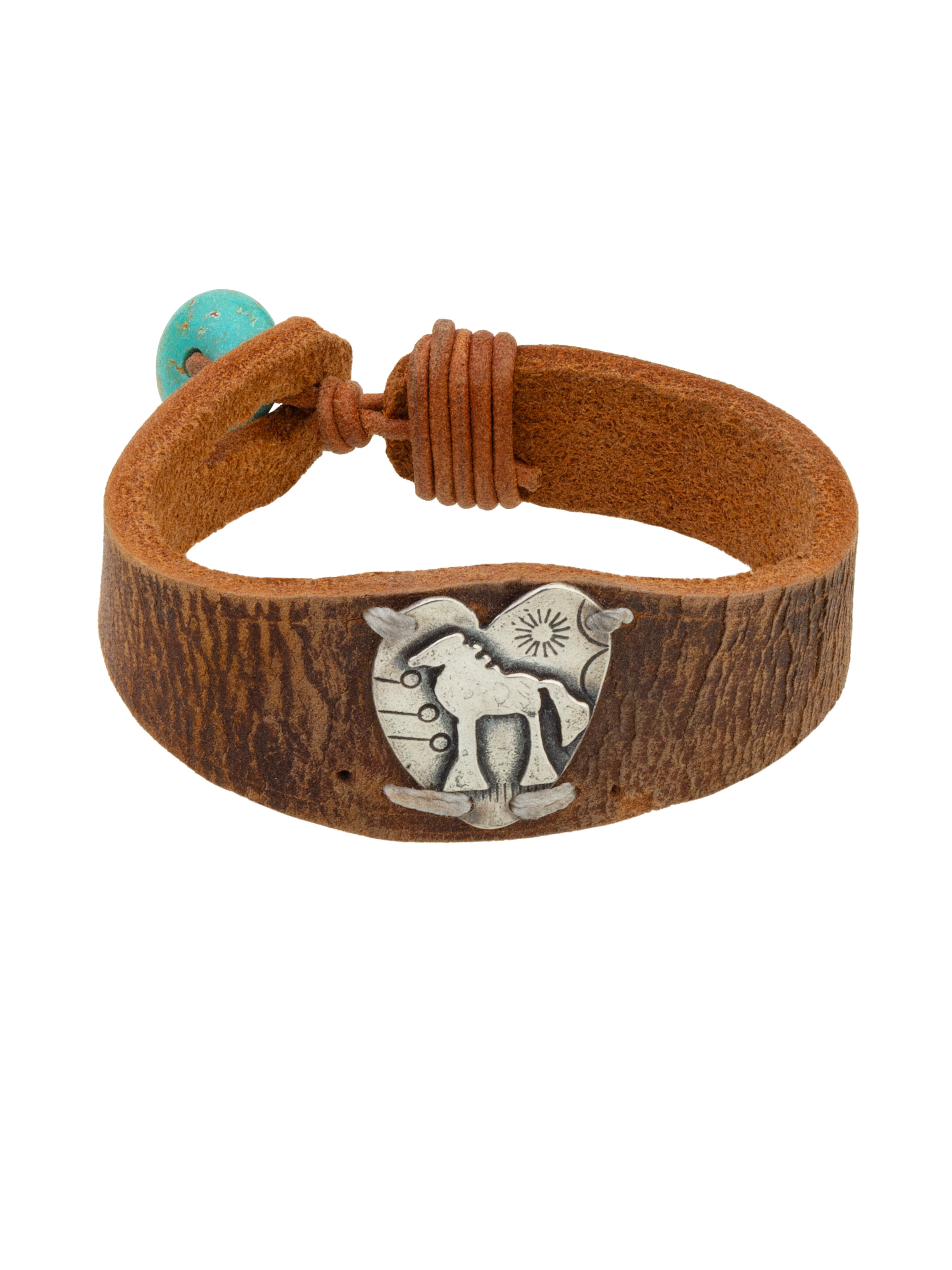 Mustang Leather Cuff