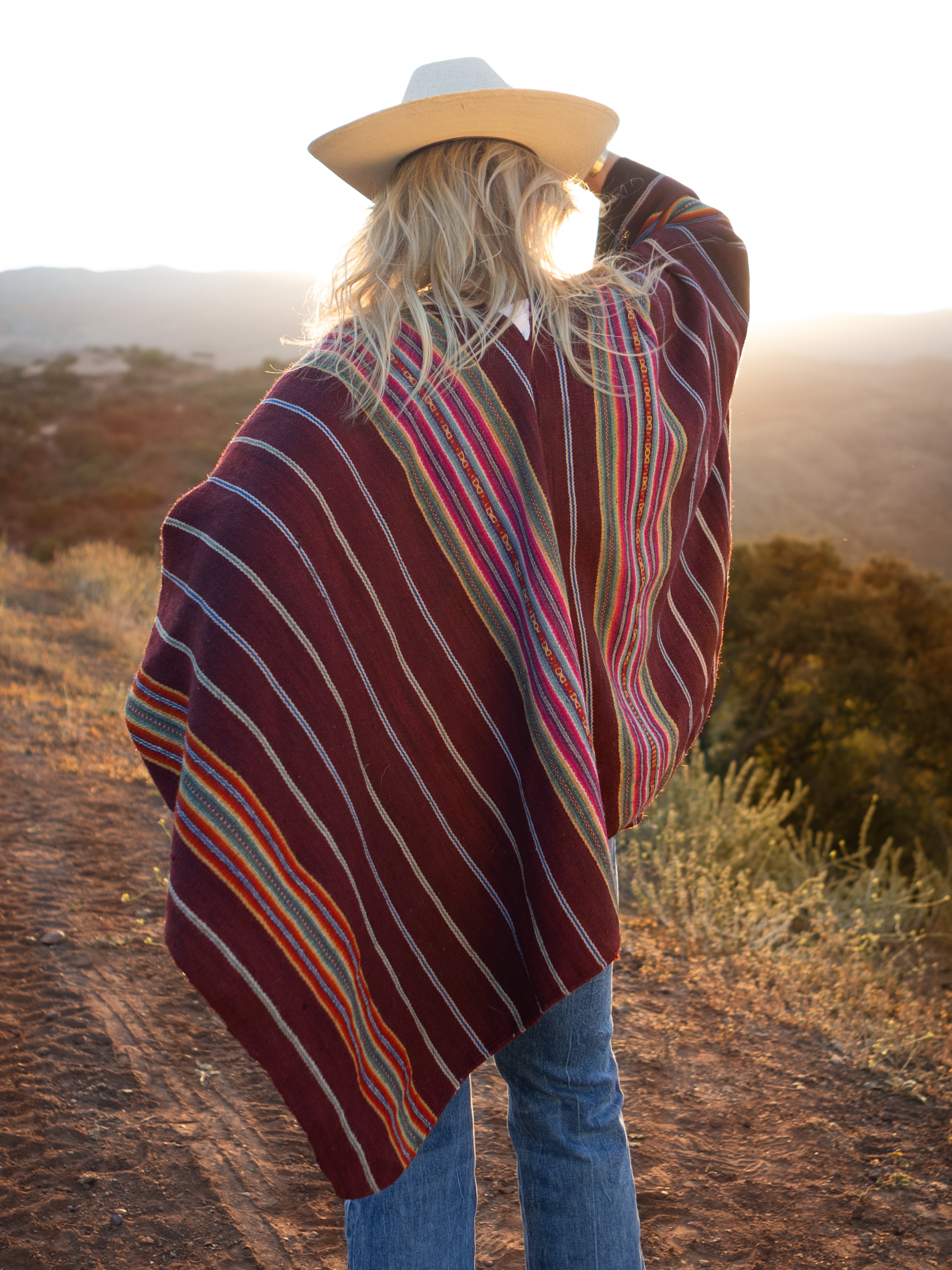 ONE-OF-A-KIND VINTAGE AWAYU PONCHO 6